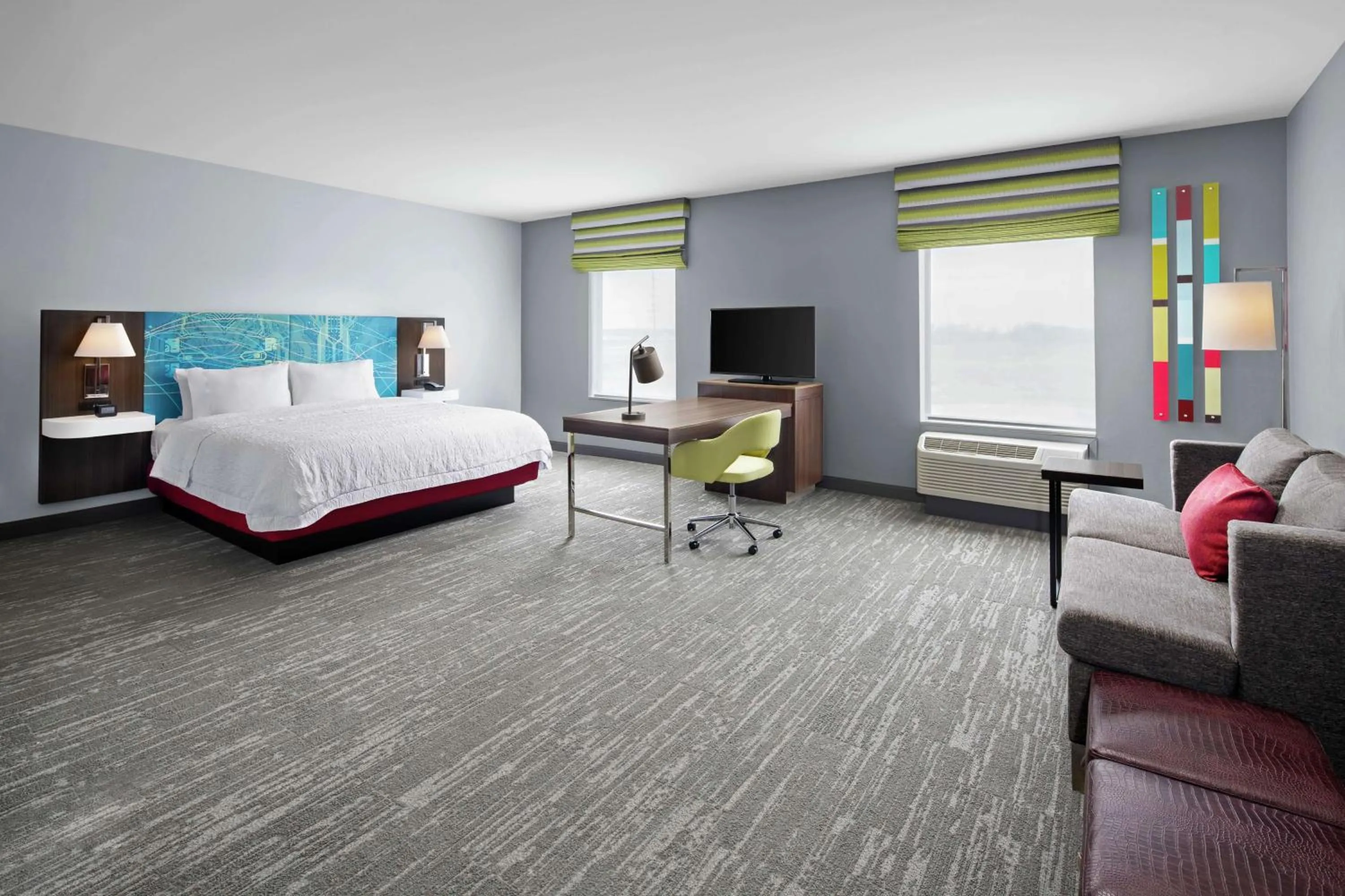 Bedroom, Bed in Hampton Inn Sikeston