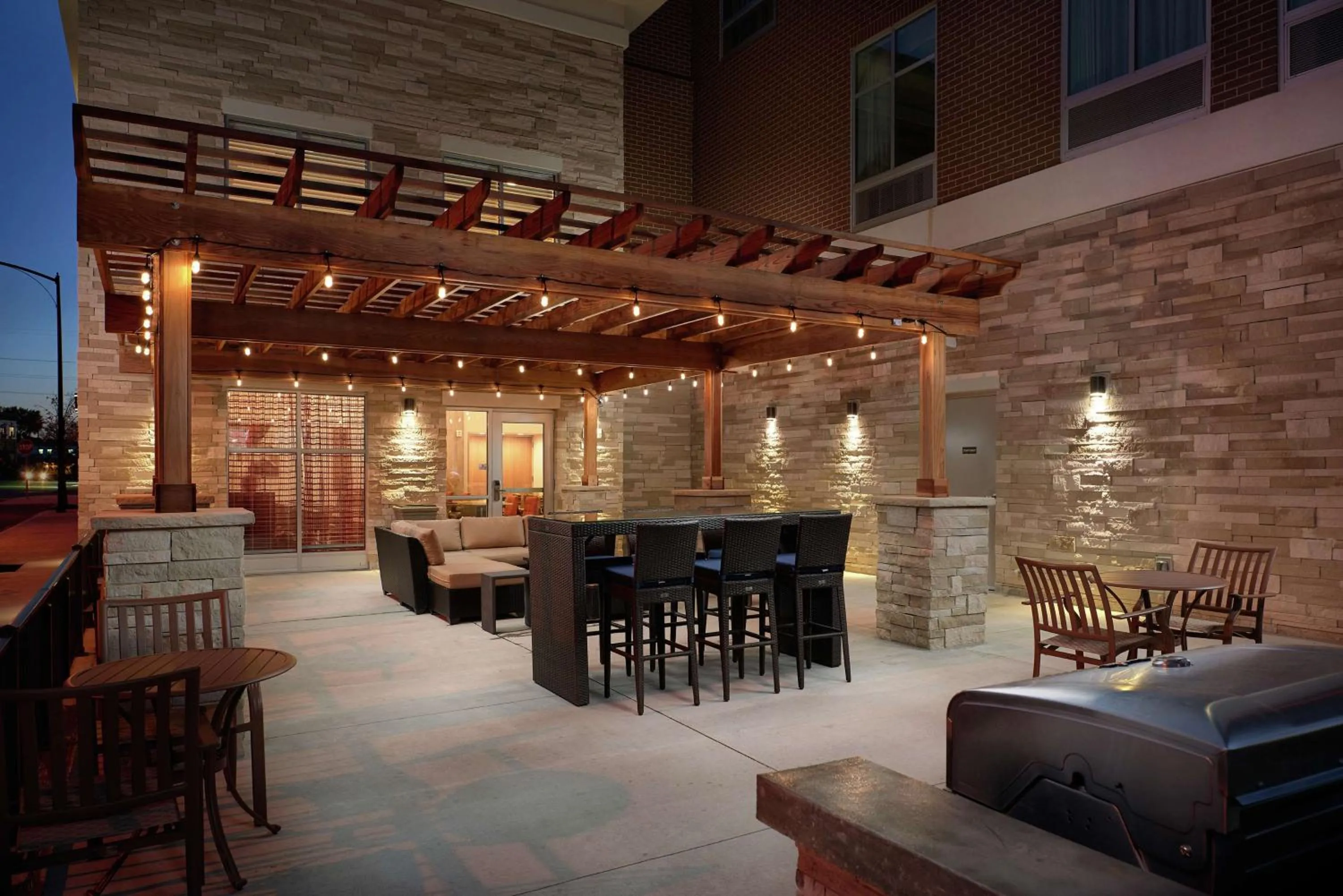 Patio in Homewood Suites By Hilton Cincinnati Midtown