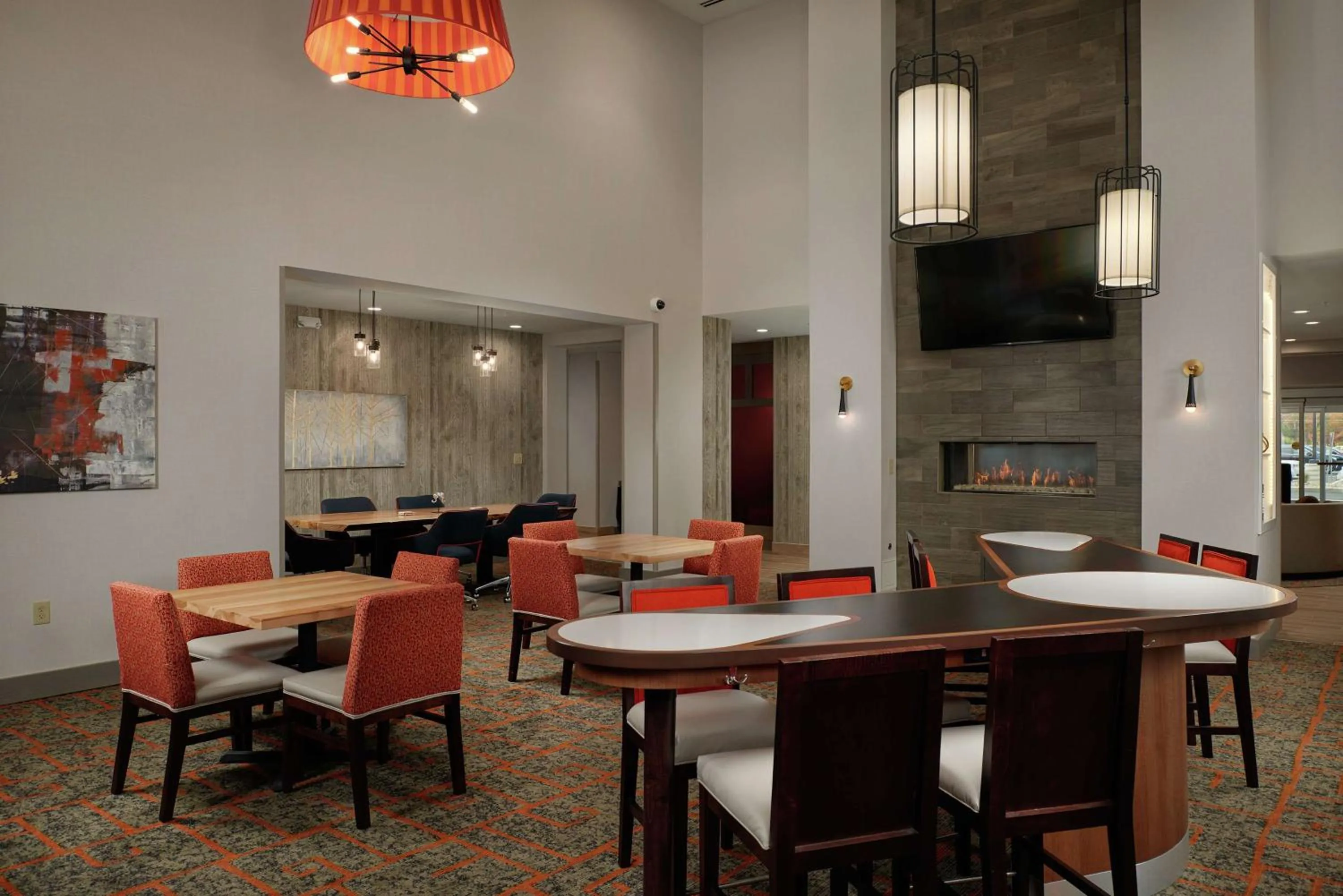 Lobby or reception in Homewood Suites By Hilton Cincinnati Midtown