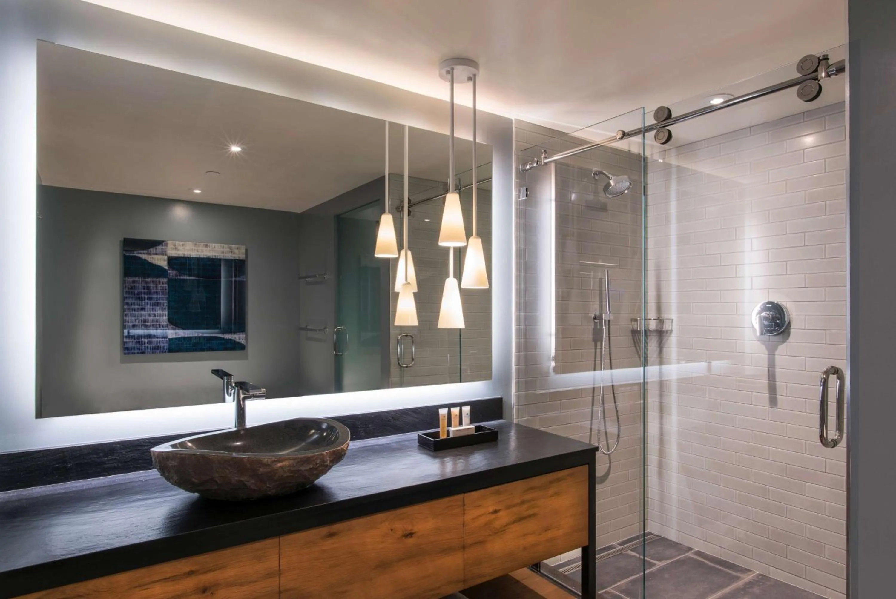 Bathroom in Hilton Grand Vacations Club Ocean Tower Waikoloa Village