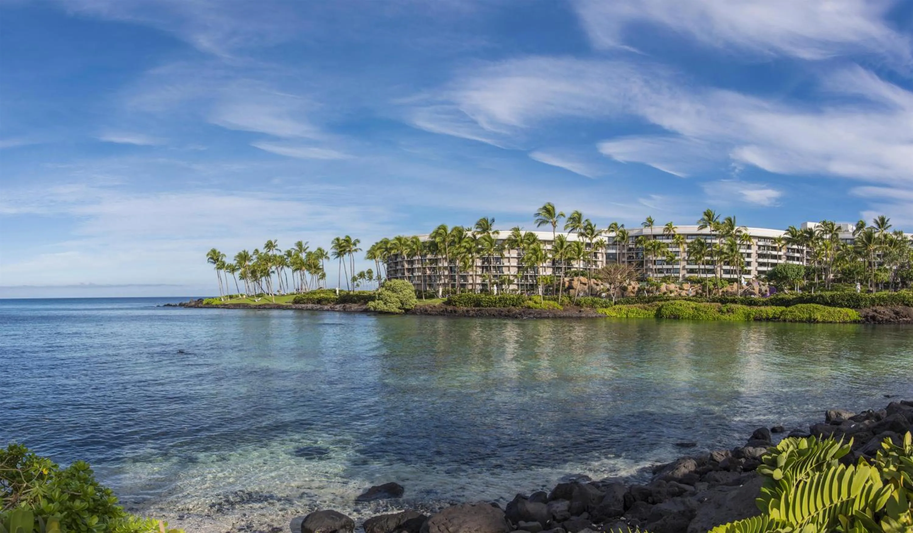 Property building in Hilton Grand Vacations Club Ocean Tower Waikoloa Village