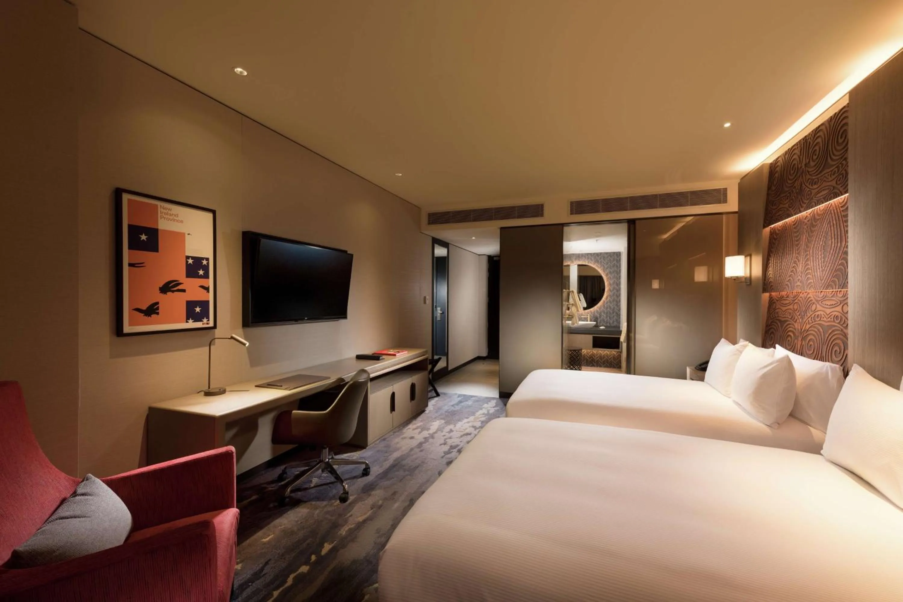 Bedroom, Bed in Hilton Port Moresby Hotel & Residences