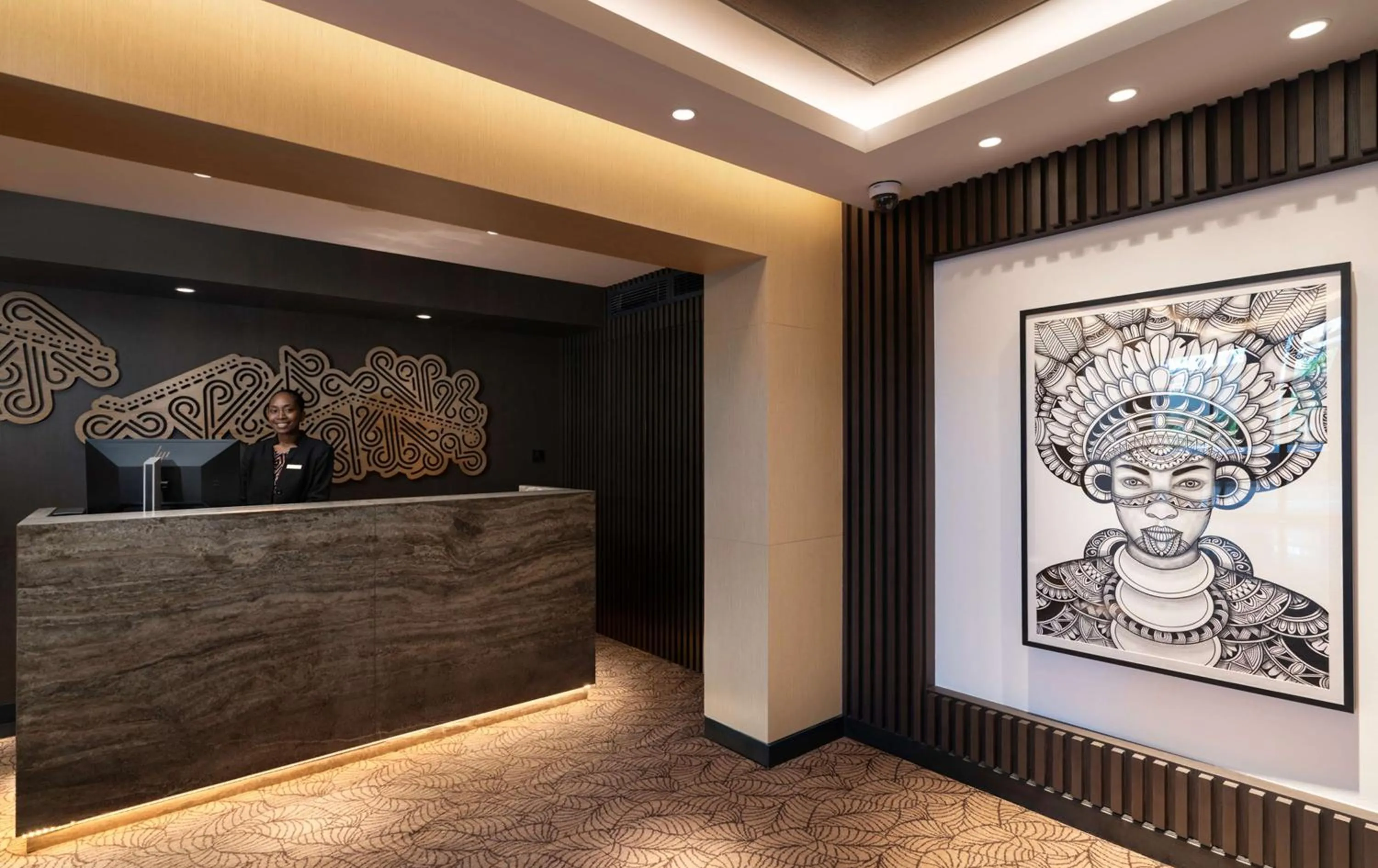 Lobby or reception in Hilton Port Moresby Hotel & Residences