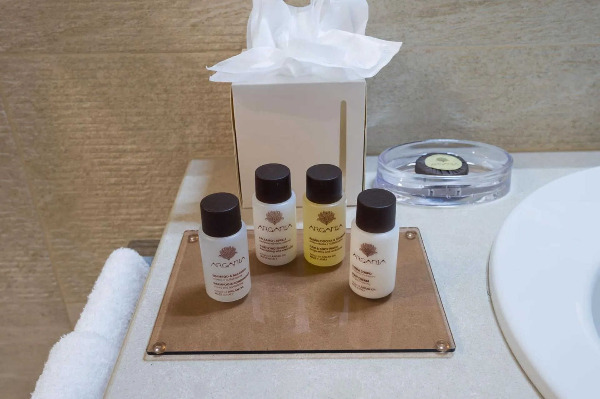 Bathroom in Borgo La Chiaracia Resort & SPA