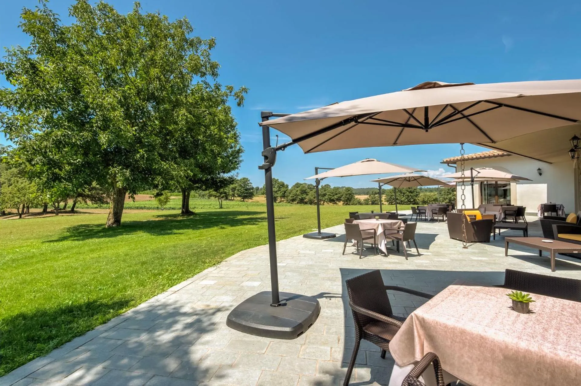 Patio in Borgo La Chiaracia Resort & SPA