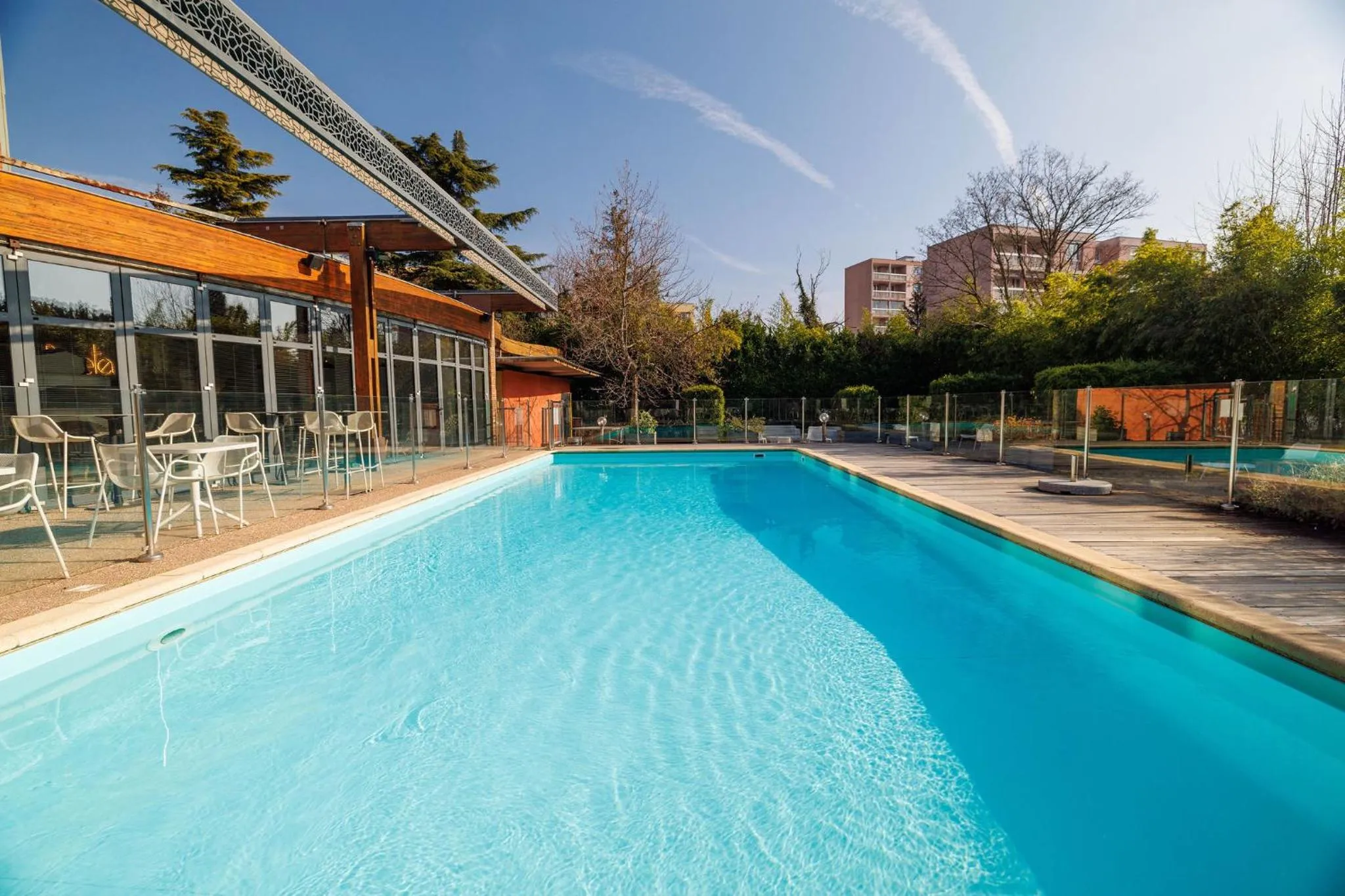 Swimming pool in ibis Valence Sud