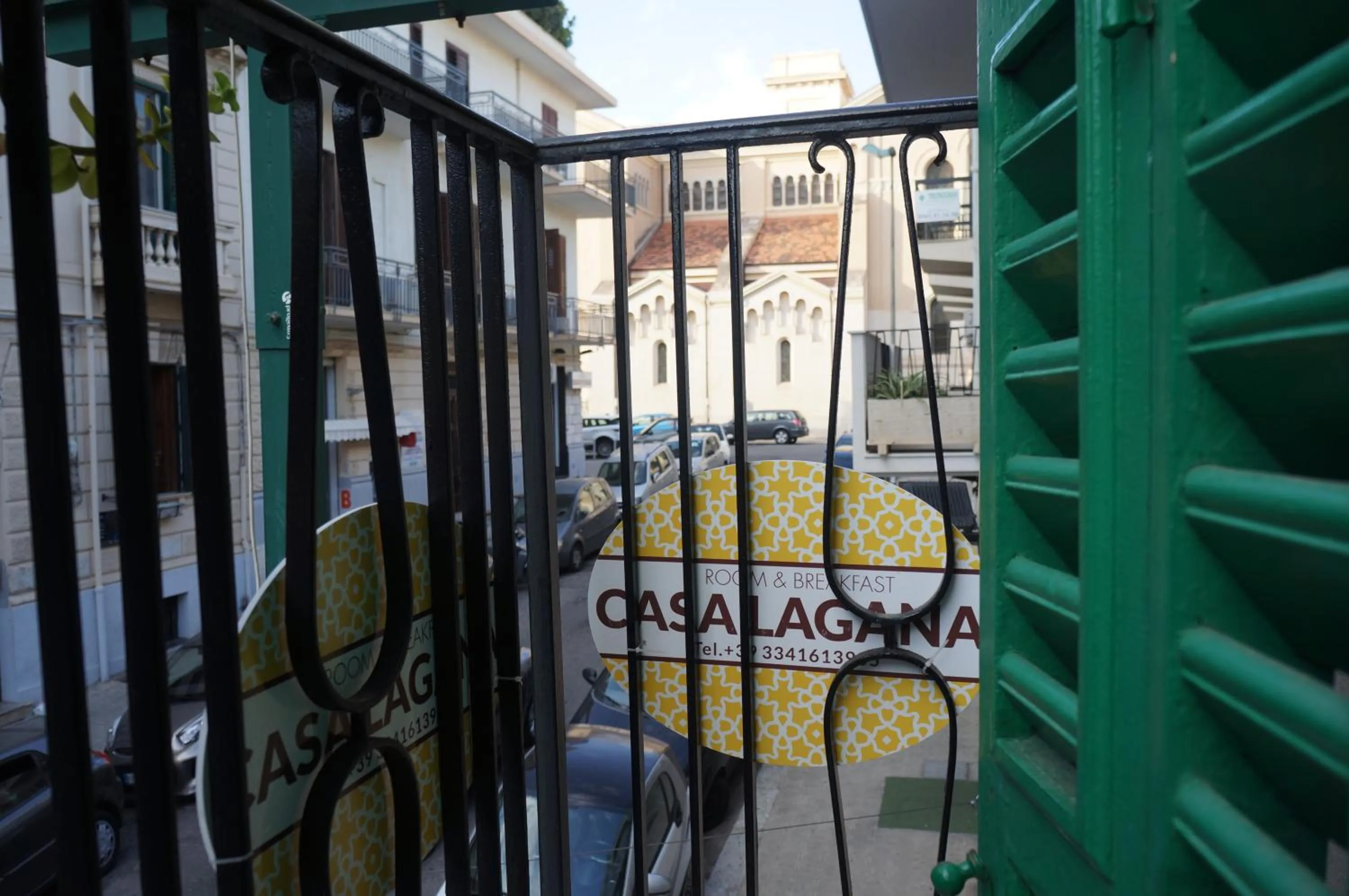 Patio in B&B Casa Laganà