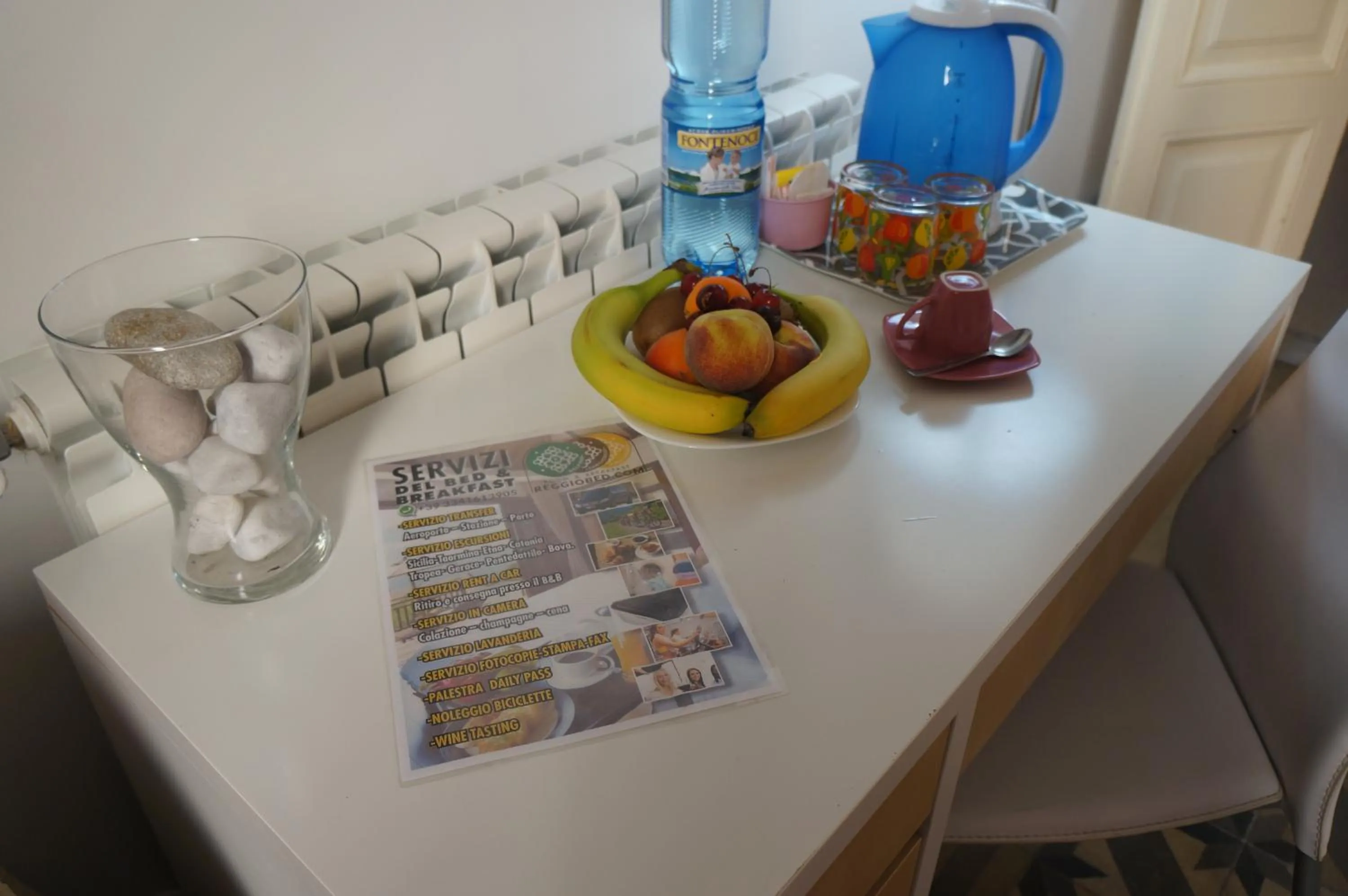 Food and drinks in B&B Casa Laganà