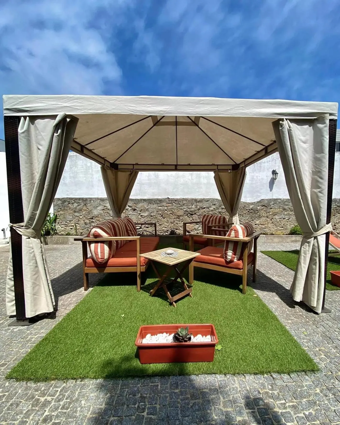 Garden in ó Poboa Guesthouse