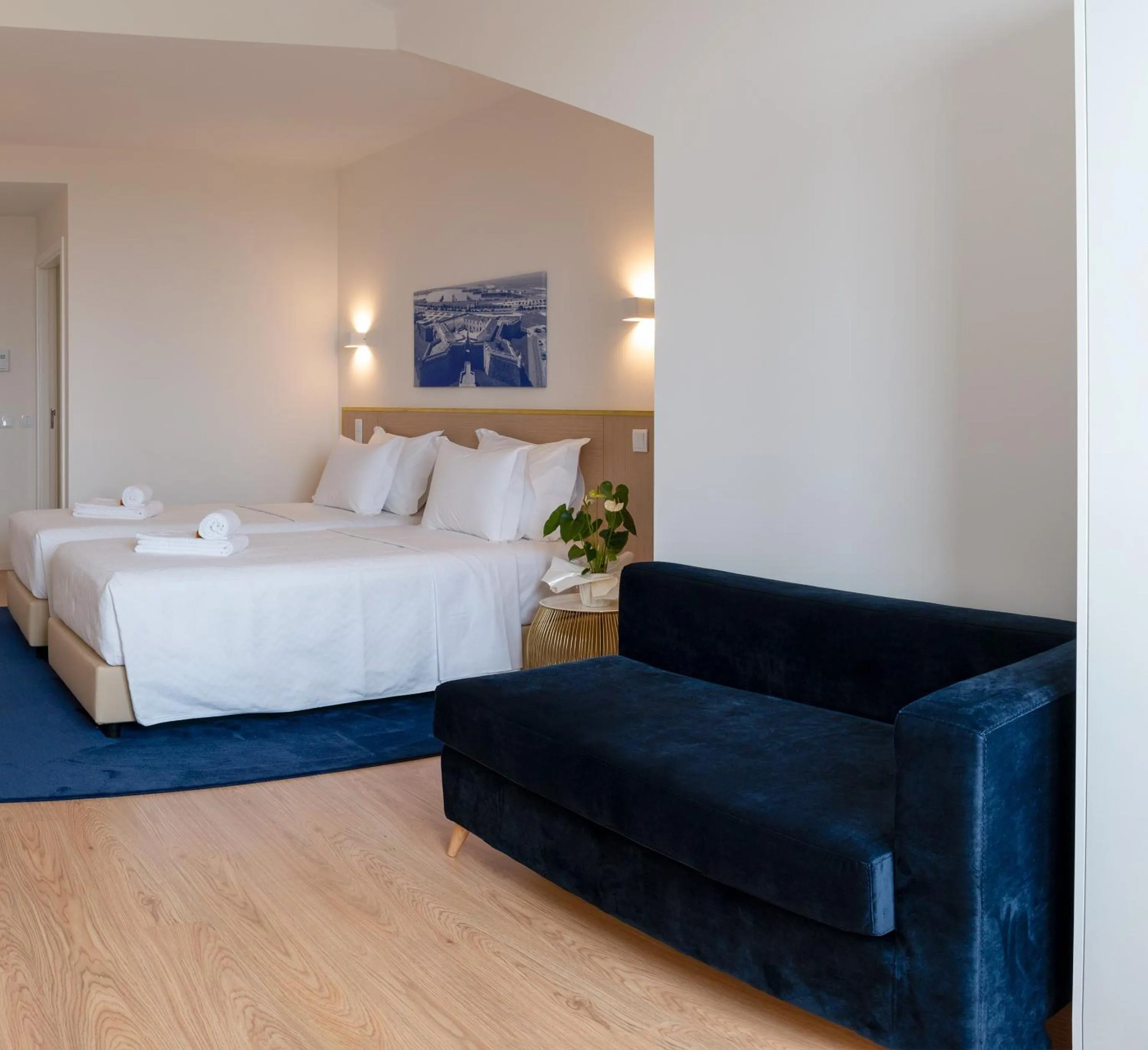 Bed in ó Poboa Guesthouse