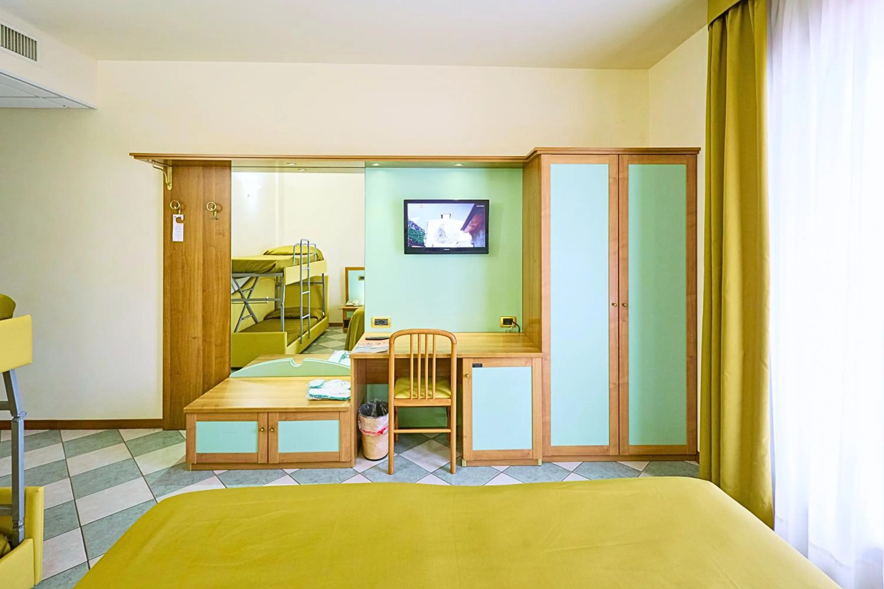 Bed in Hotel Villa Elena