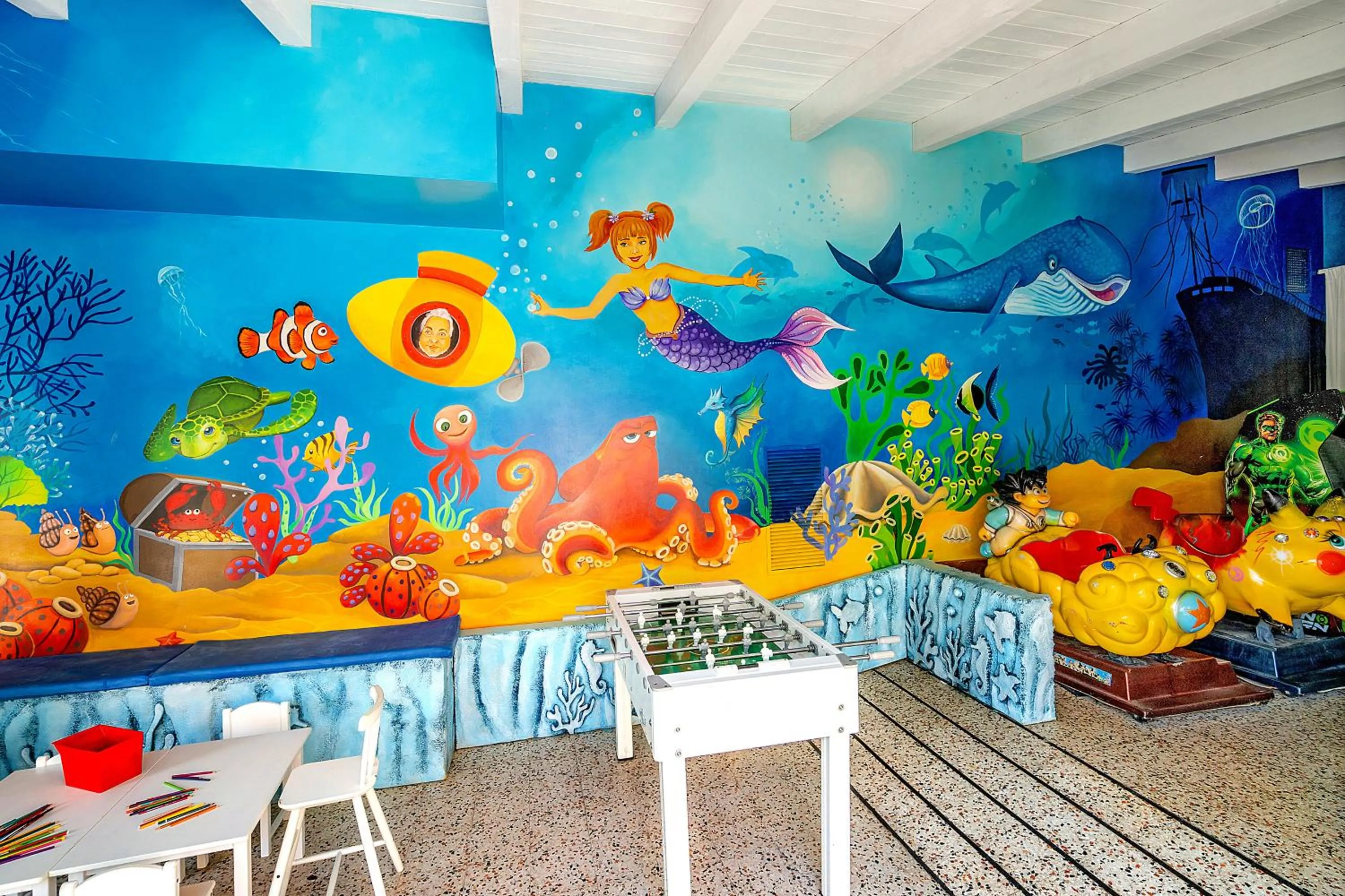 Children play ground in Hotel Villa Elena