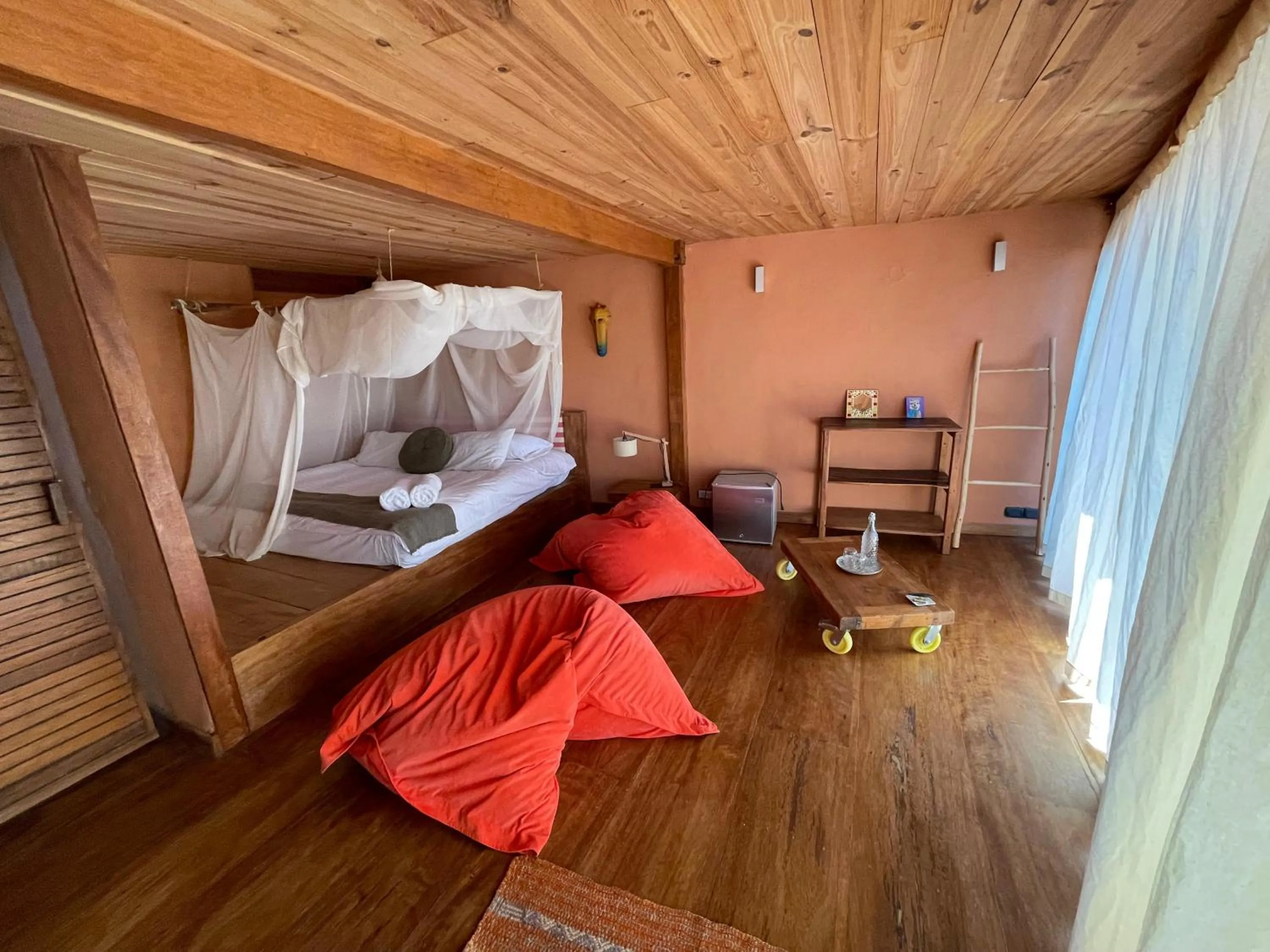 Bed in Eco Lodge Mancora