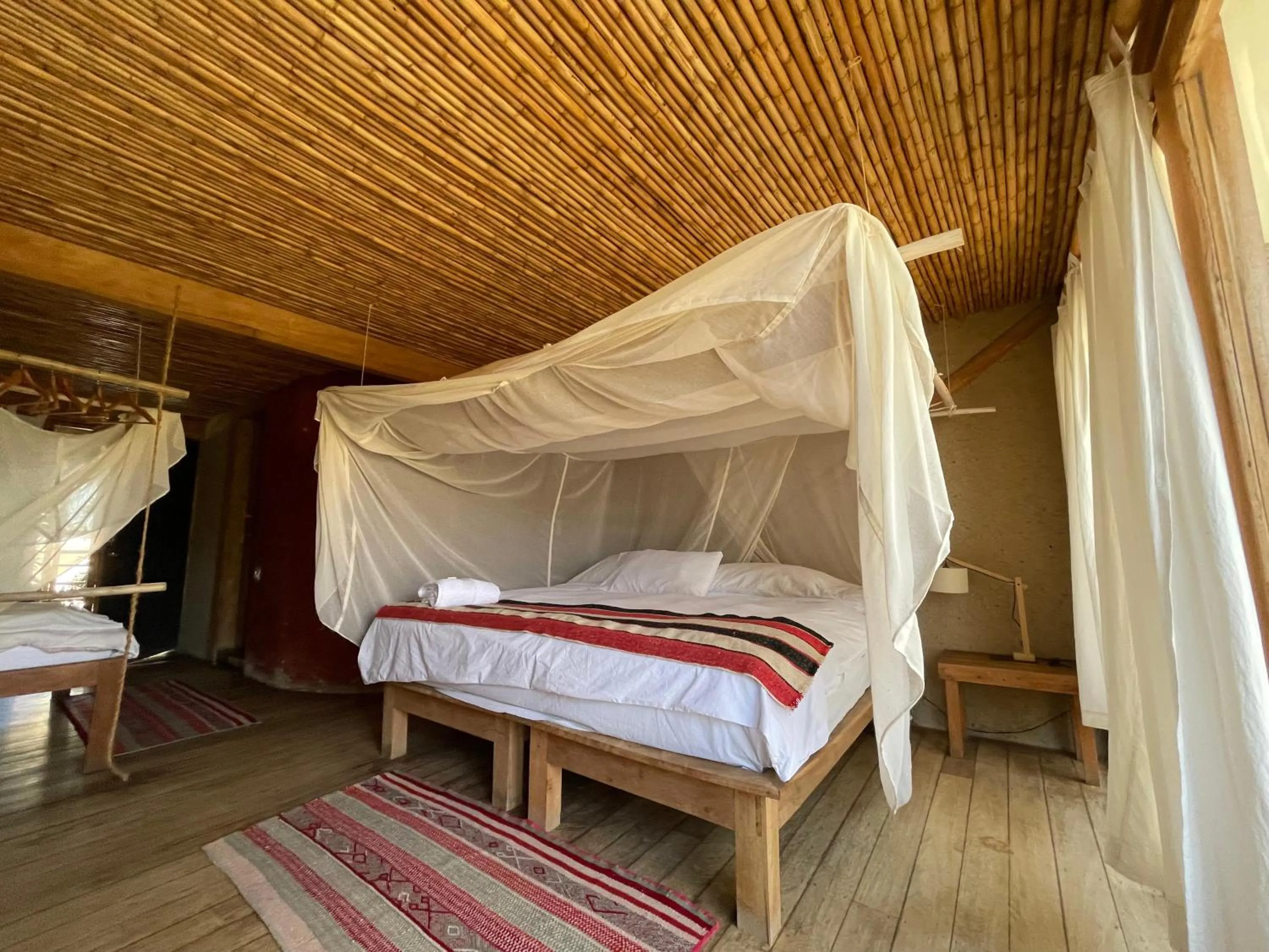 Bed in Eco Lodge Mancora
