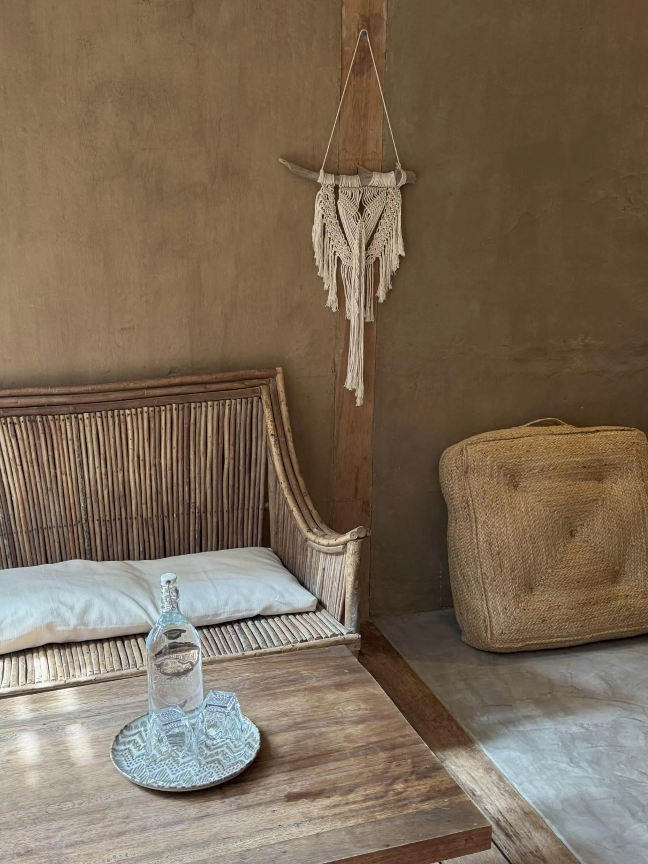 Living room in Eco Lodge Mancora