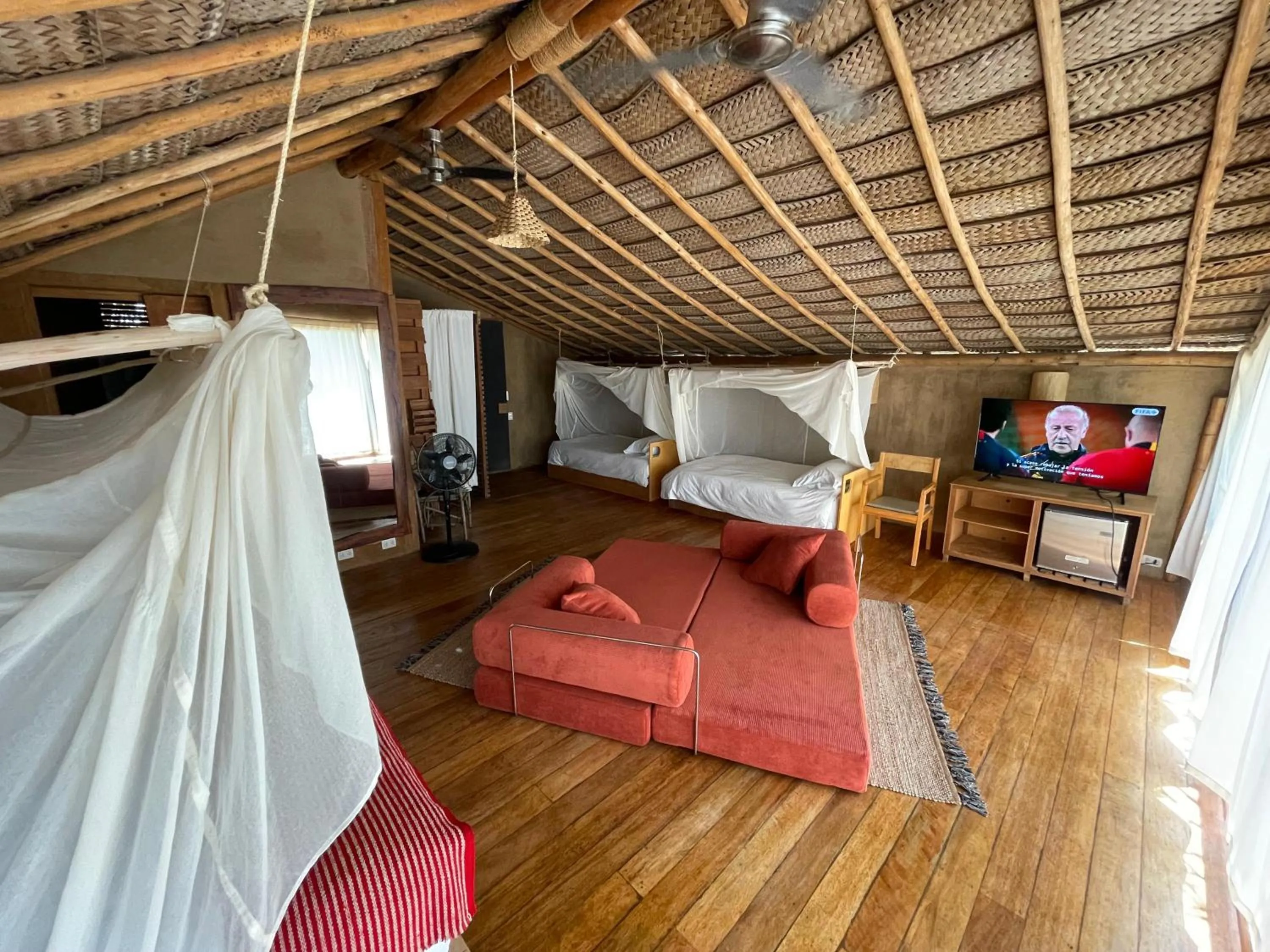 Bed in Eco Lodge Mancora