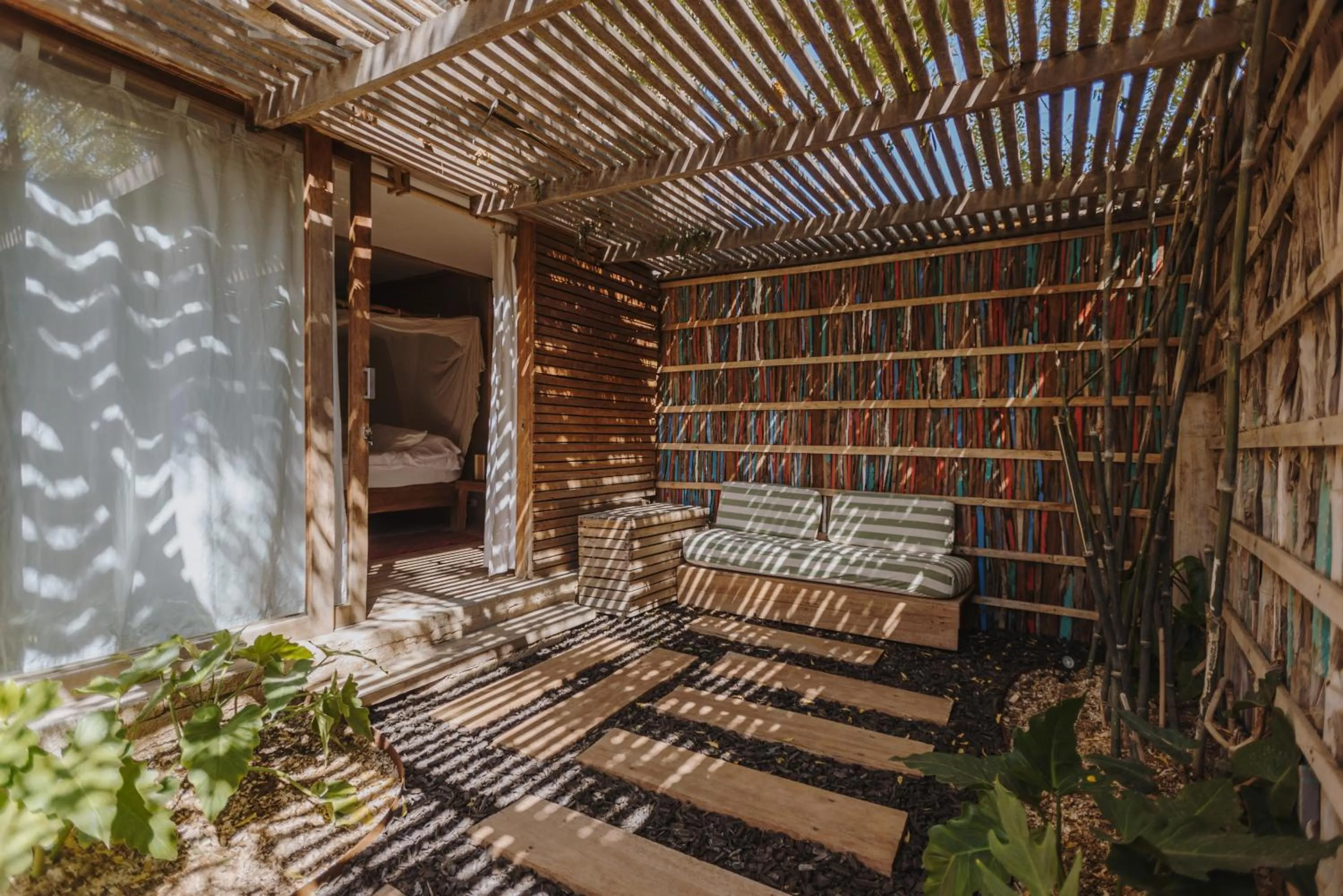 Garden in Eco Lodge Mancora