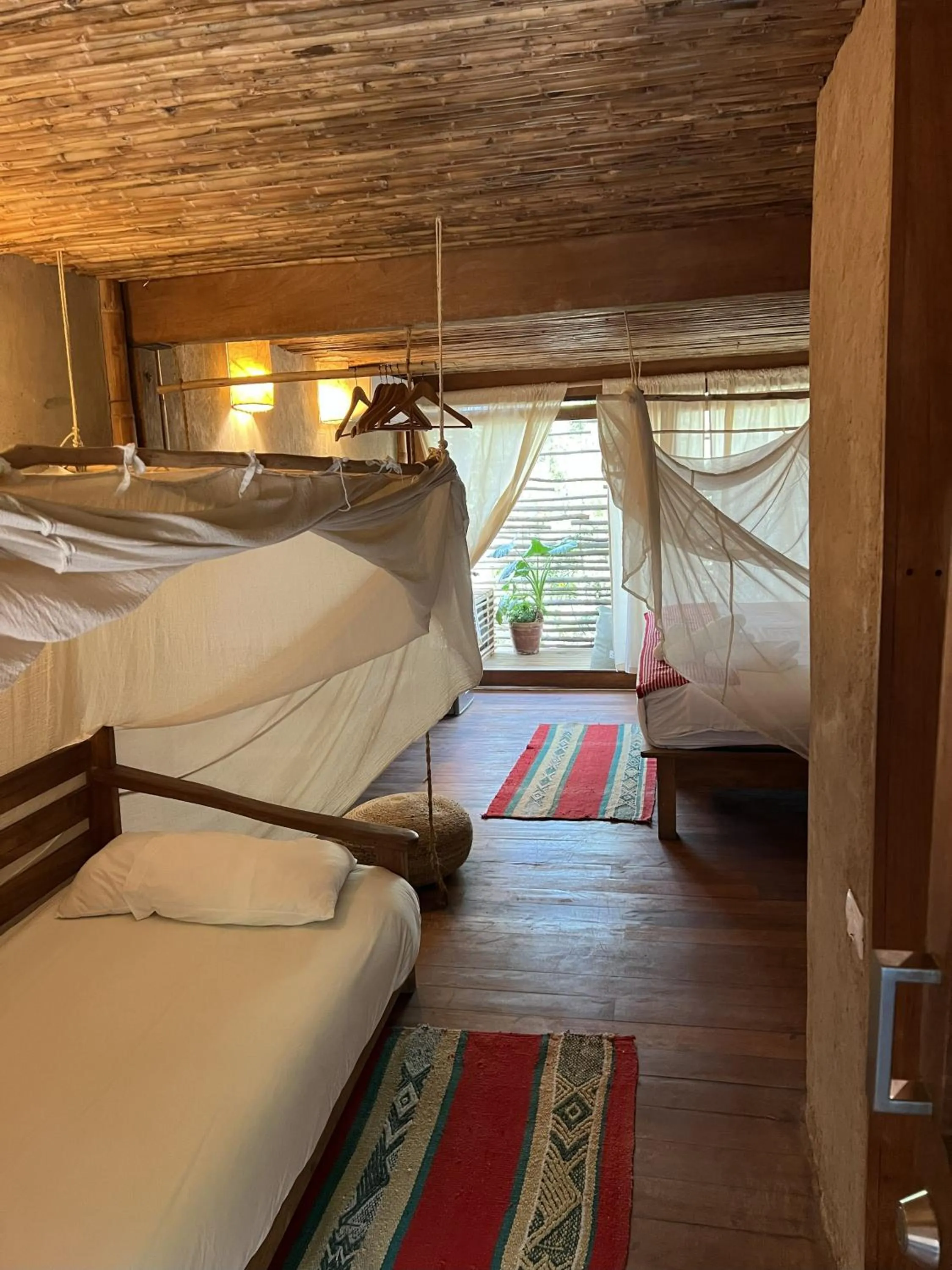 Bed in Eco Lodge Mancora