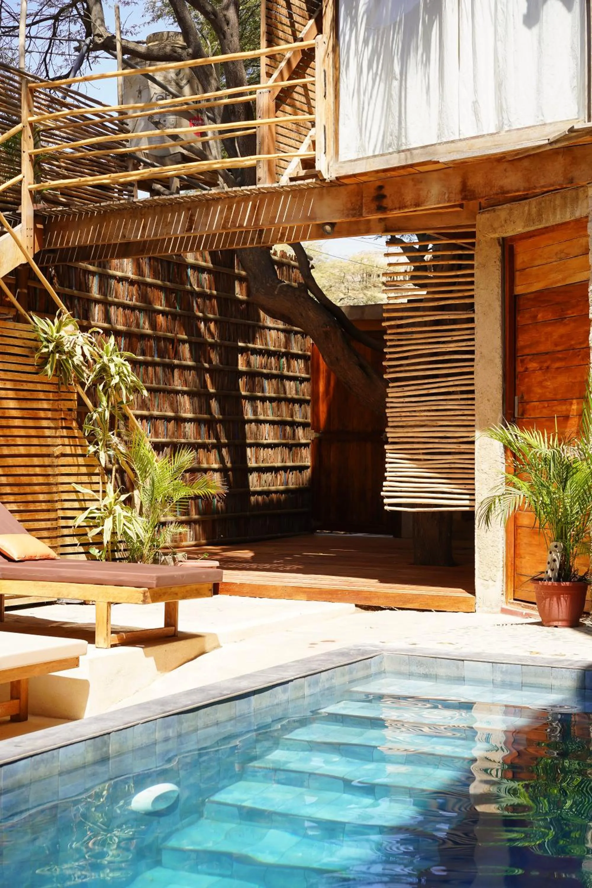 Patio in Eco Lodge Mancora