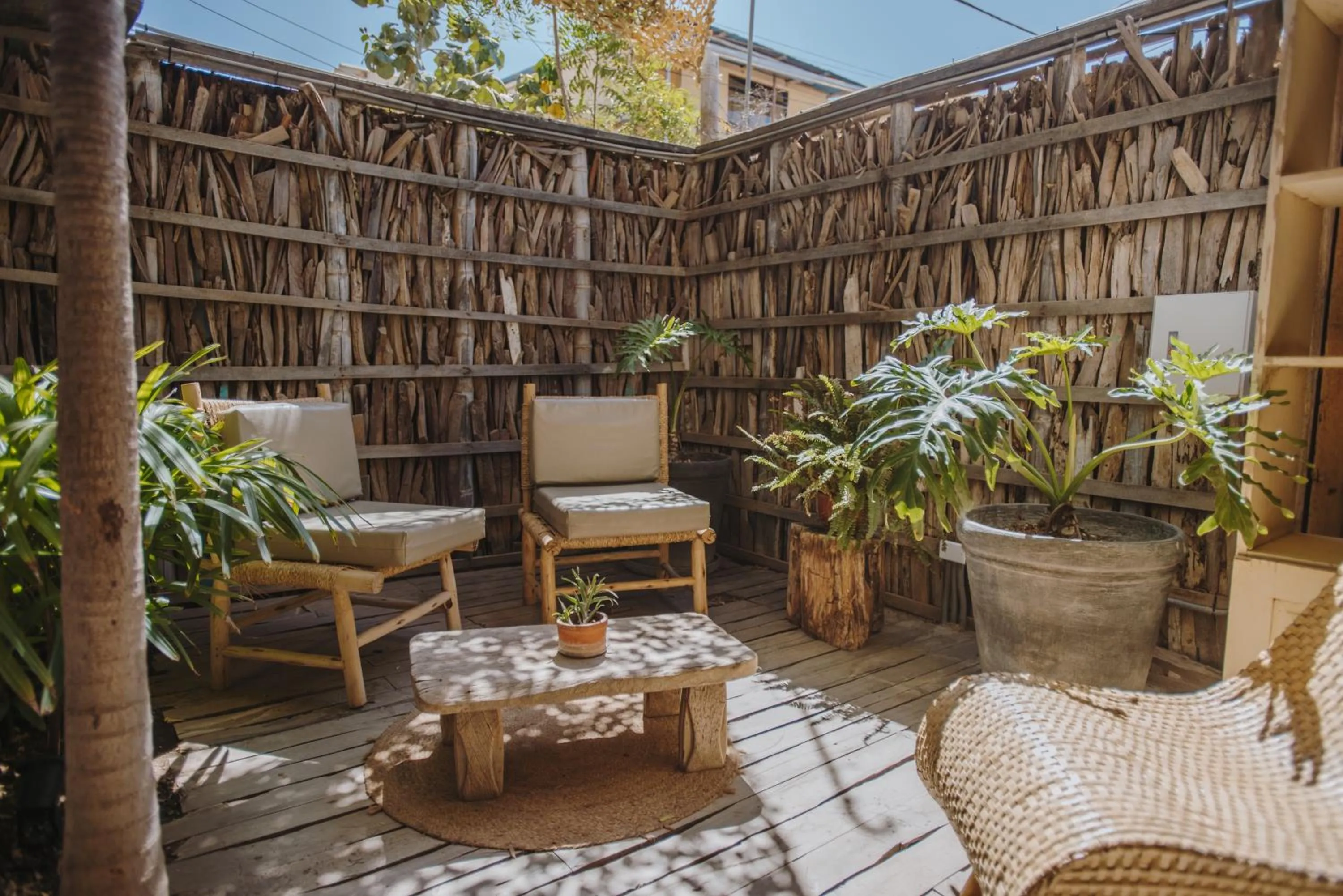 Patio in Eco Lodge Mancora