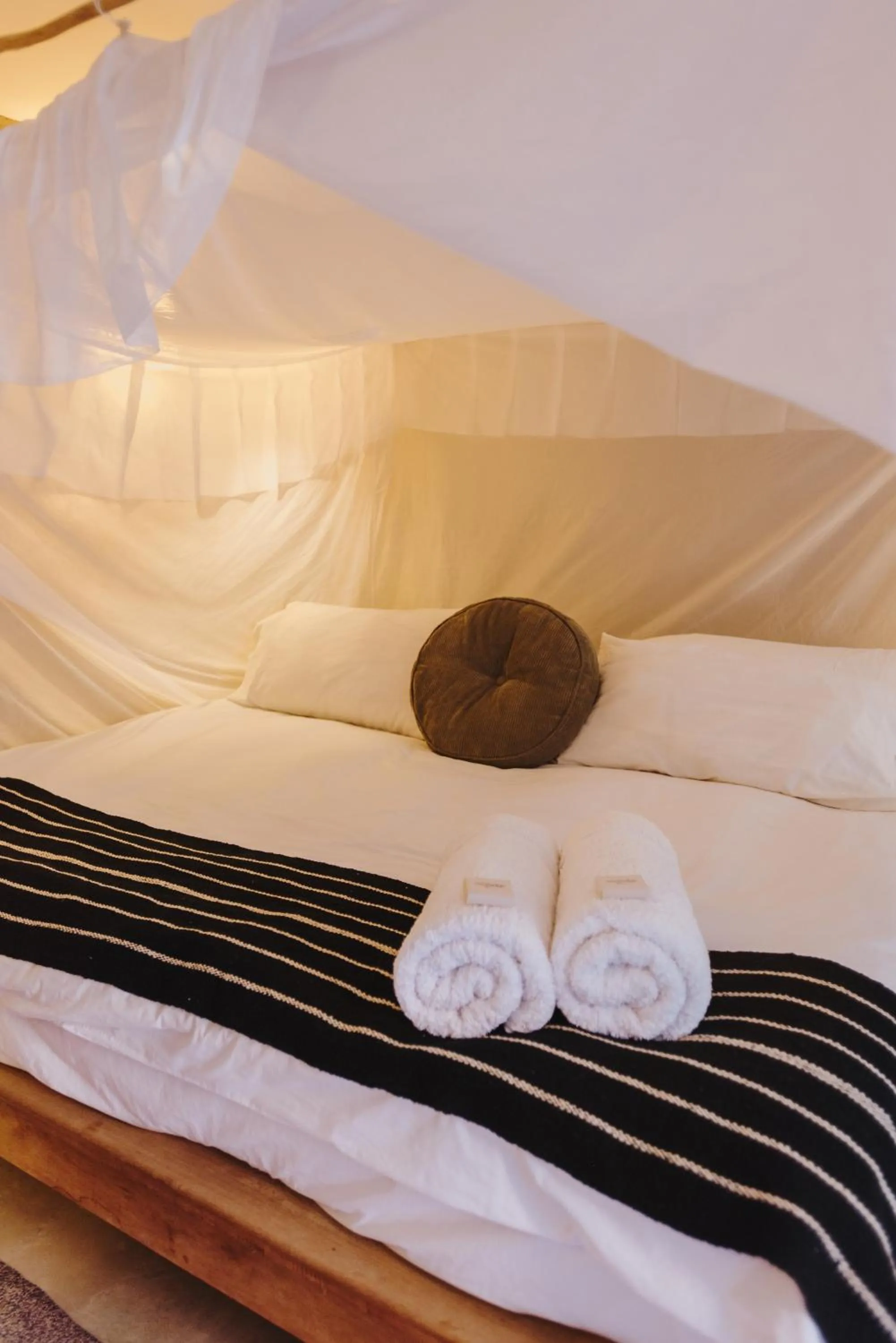 Bed in Eco Lodge Mancora