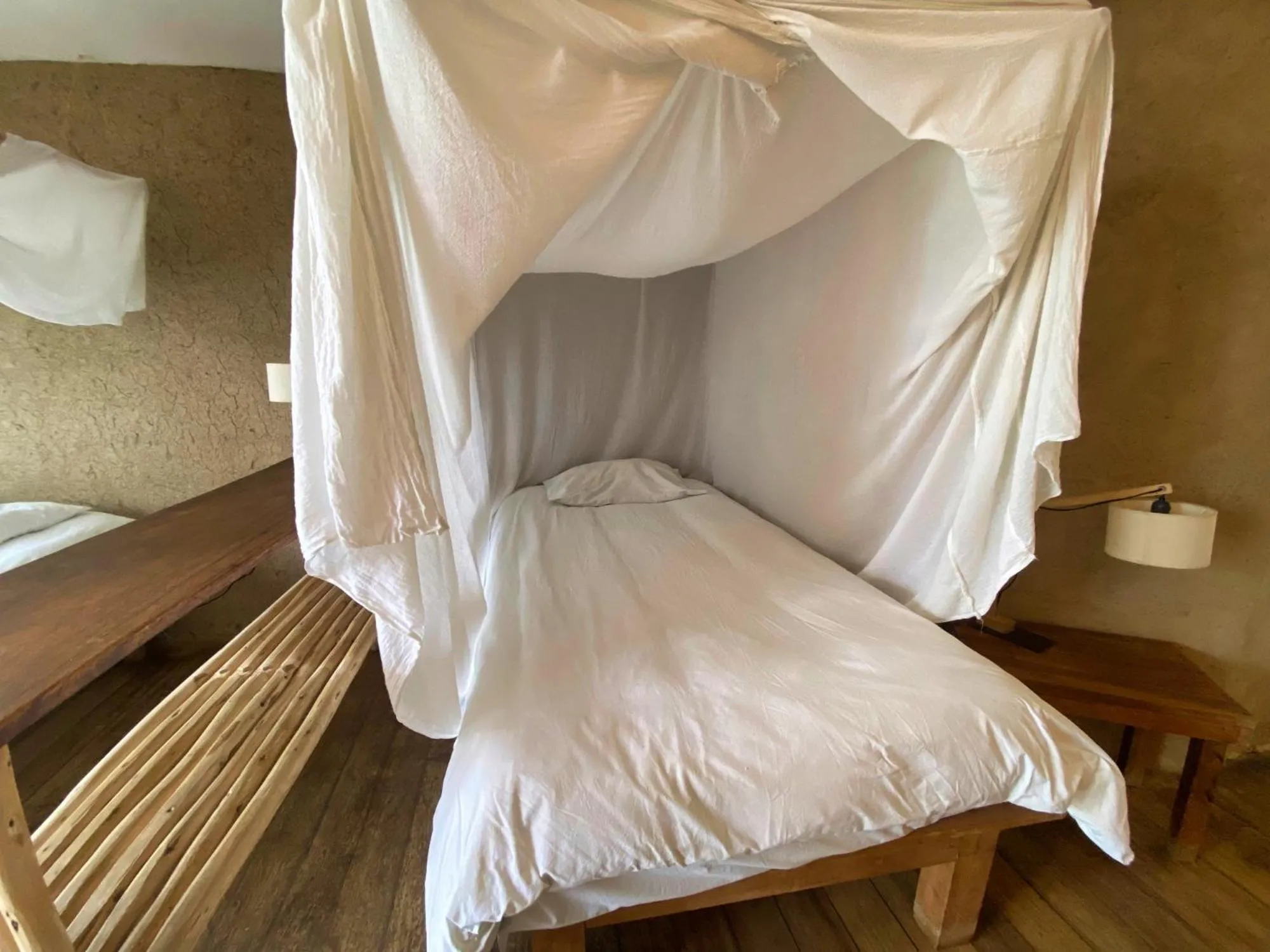 Bed in Eco Lodge Mancora