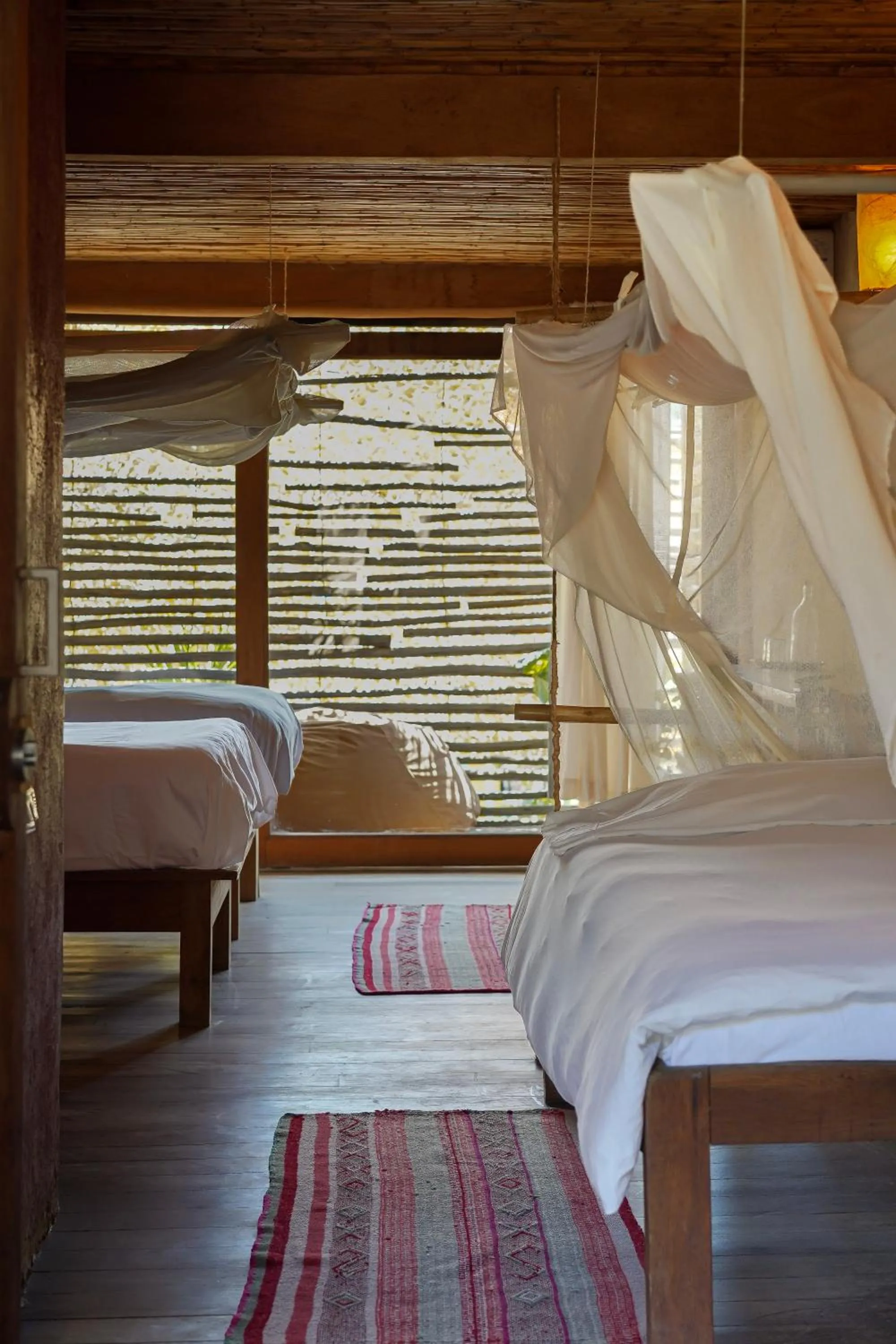 Bed in Eco Lodge Mancora