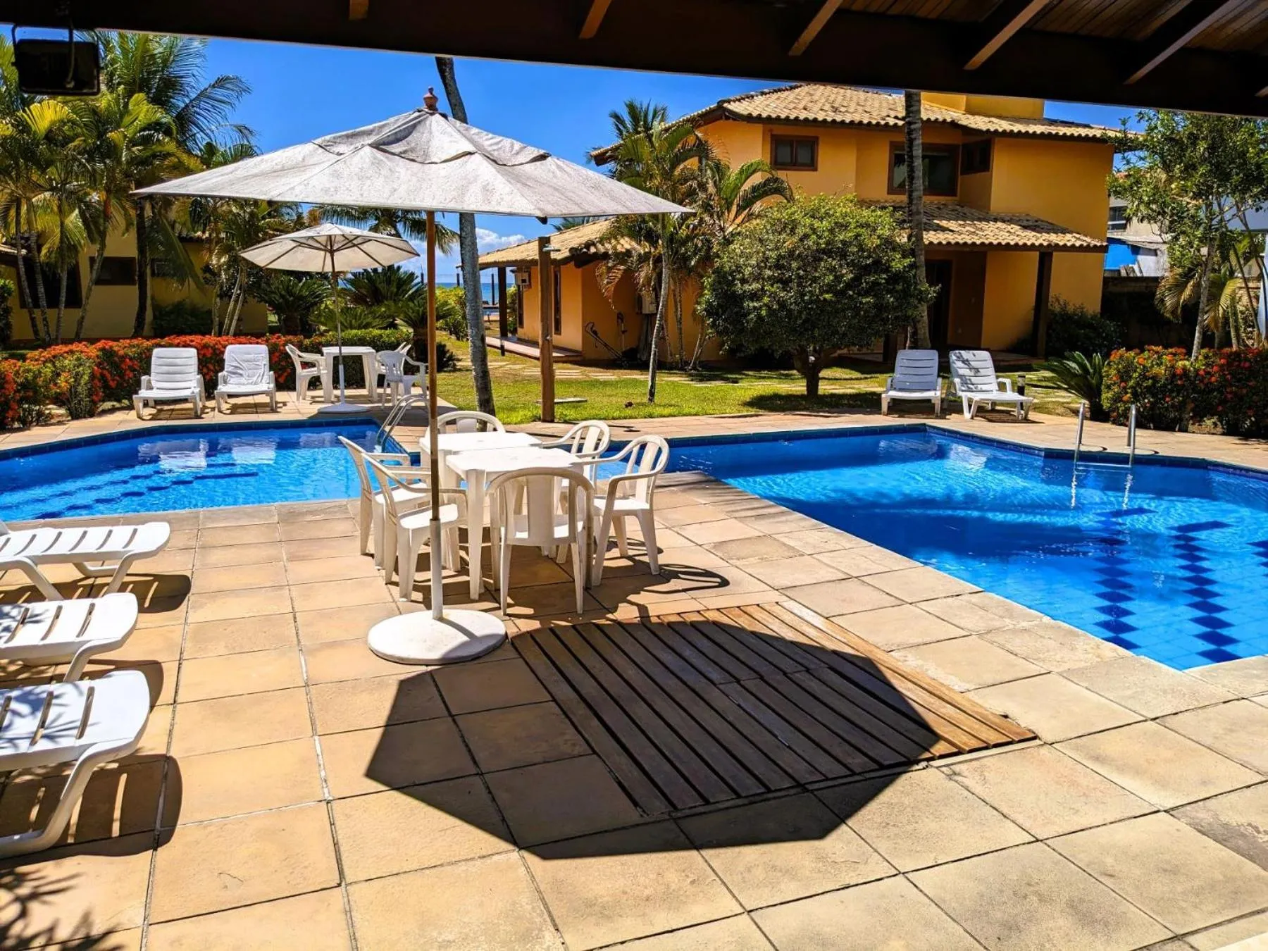 Garden view in Residence Maria Vittoria Praia Arraial