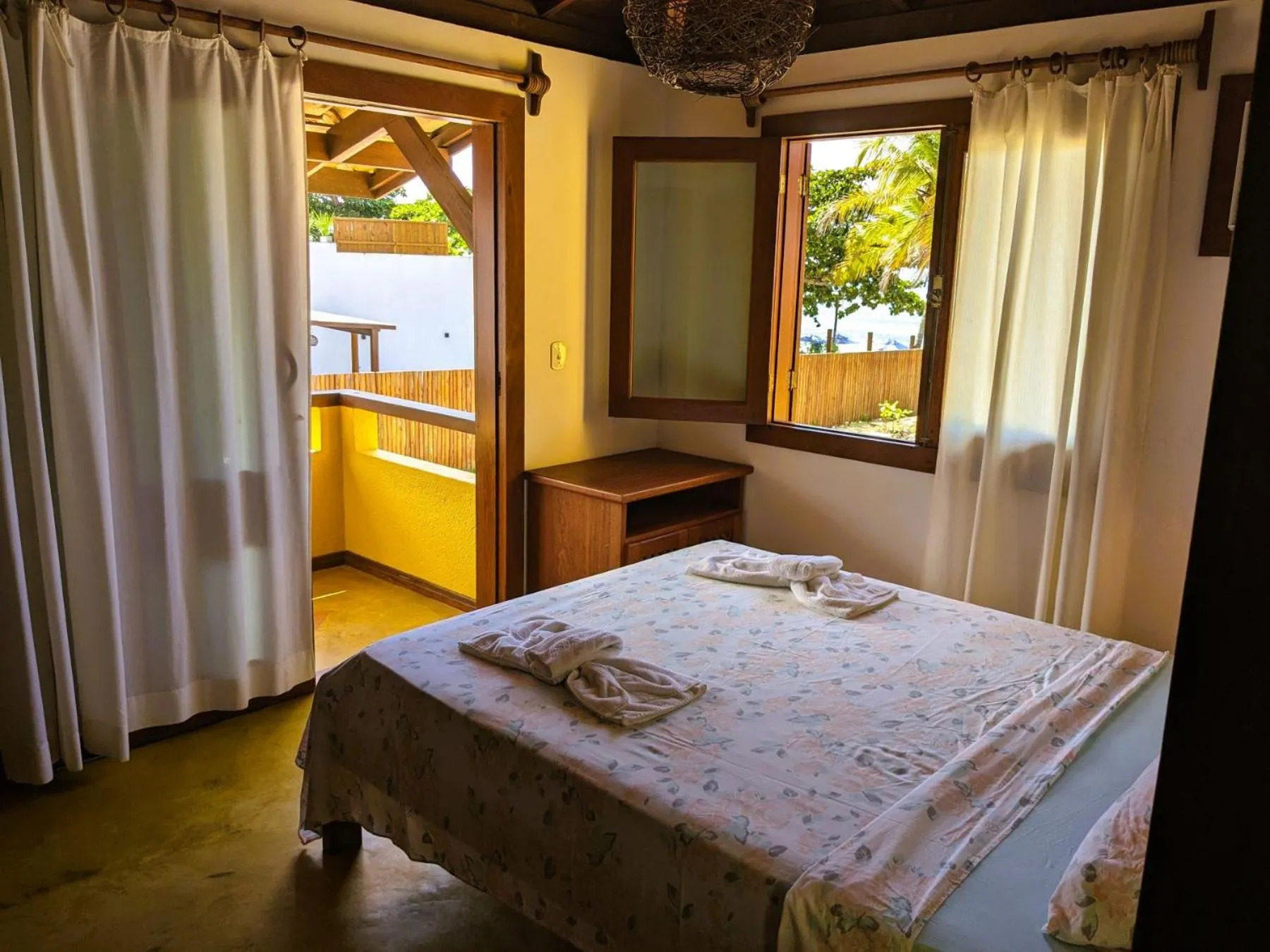 View (from property/room), Bed in Residence Maria Vittoria Praia Arraial