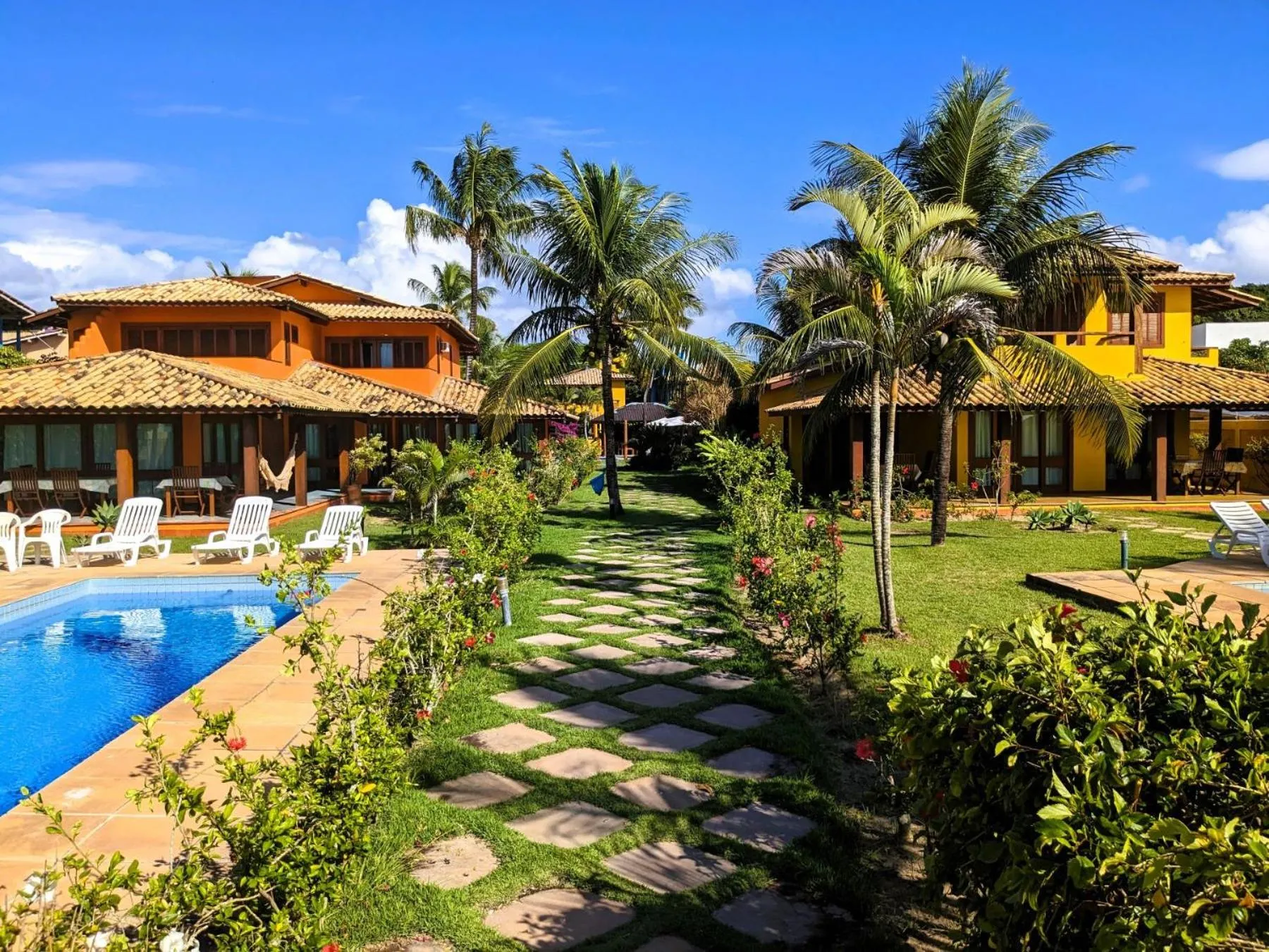 Garden view in Residence Maria Vittoria Praia Arraial