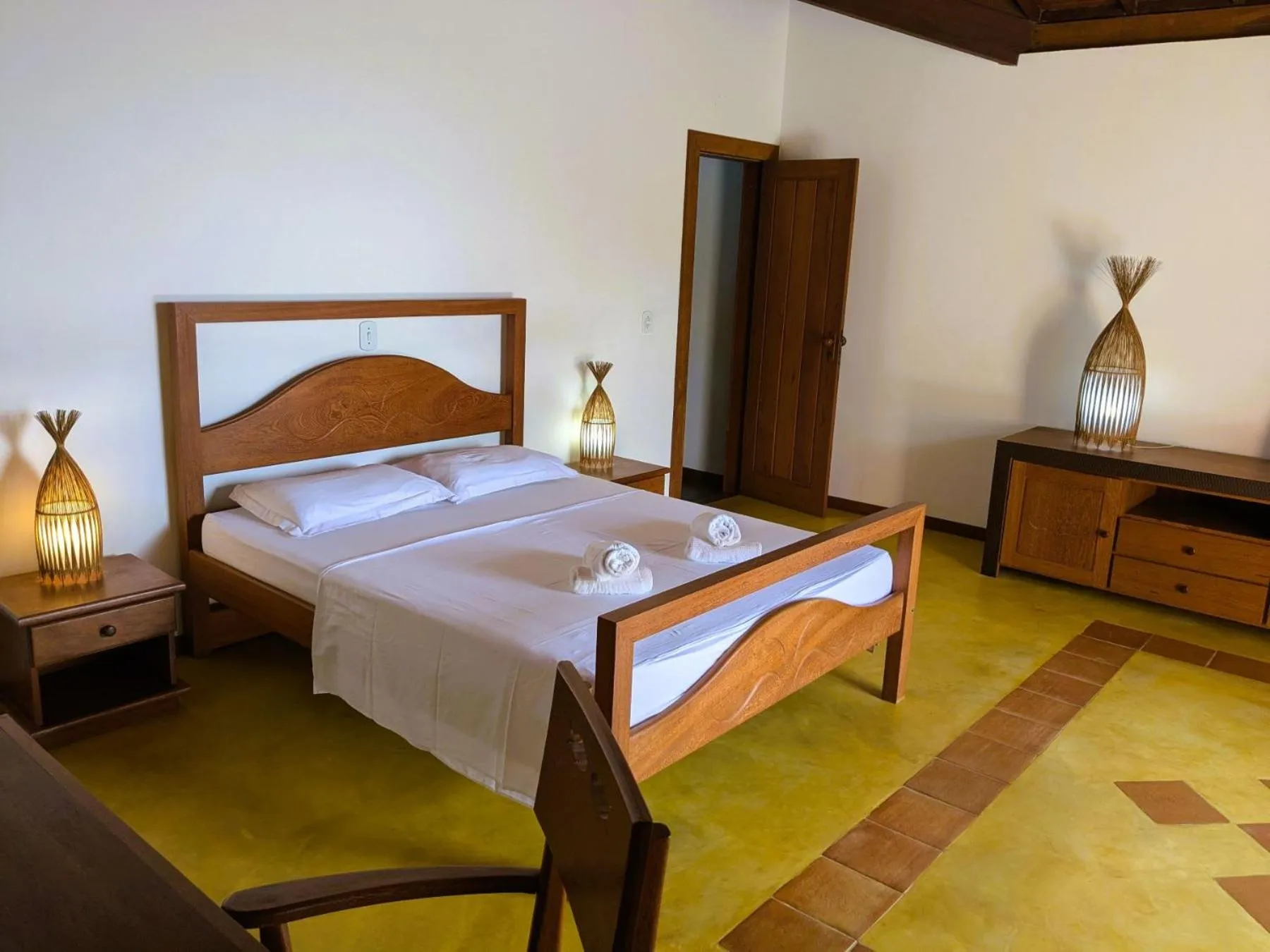 View (from property/room), Bed in Residence Maria Vittoria Praia Arraial