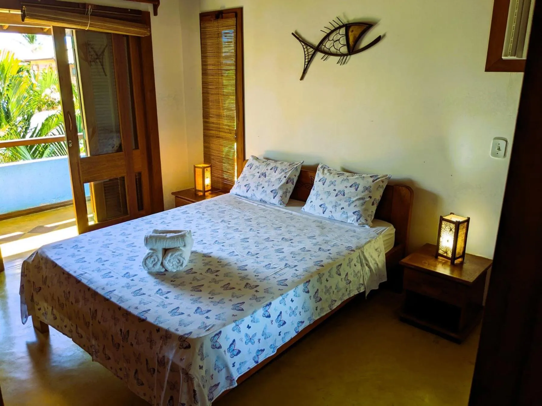 View (from property/room), Bed in Residence Maria Vittoria Praia Arraial