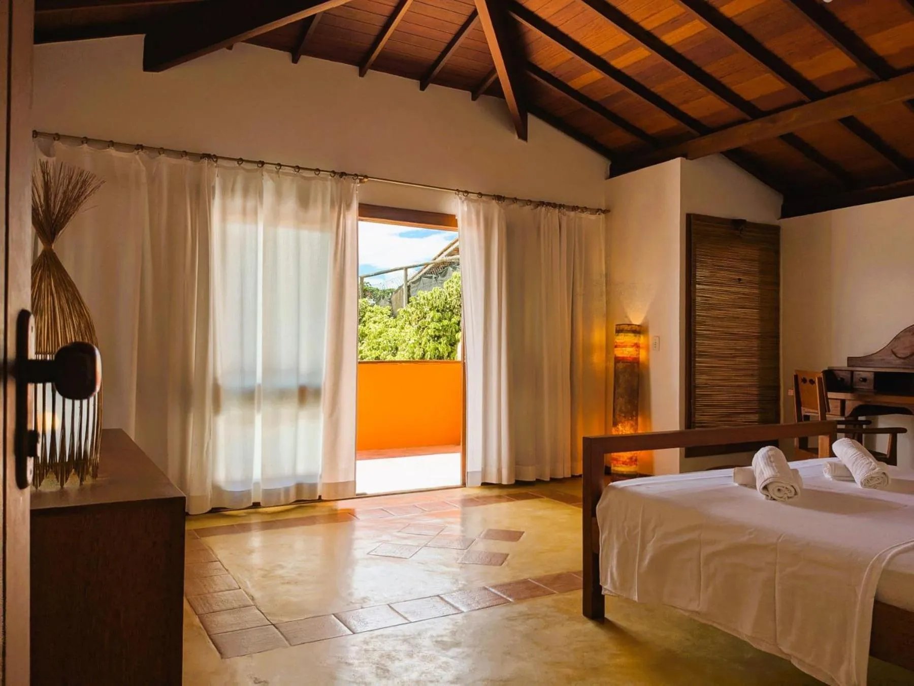 View (from property/room), Bed in Residence Maria Vittoria Praia Arraial