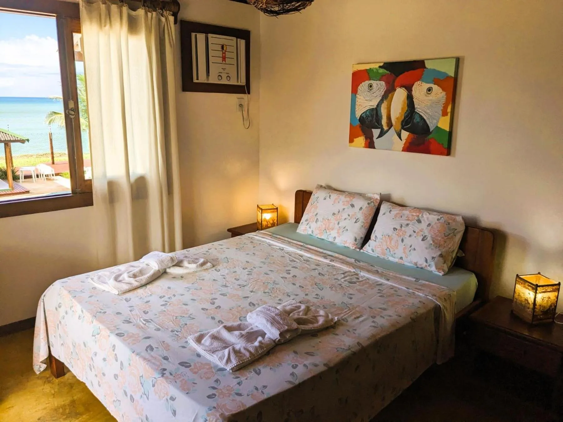 View (from property/room), Bed in Residence Maria Vittoria Praia Arraial