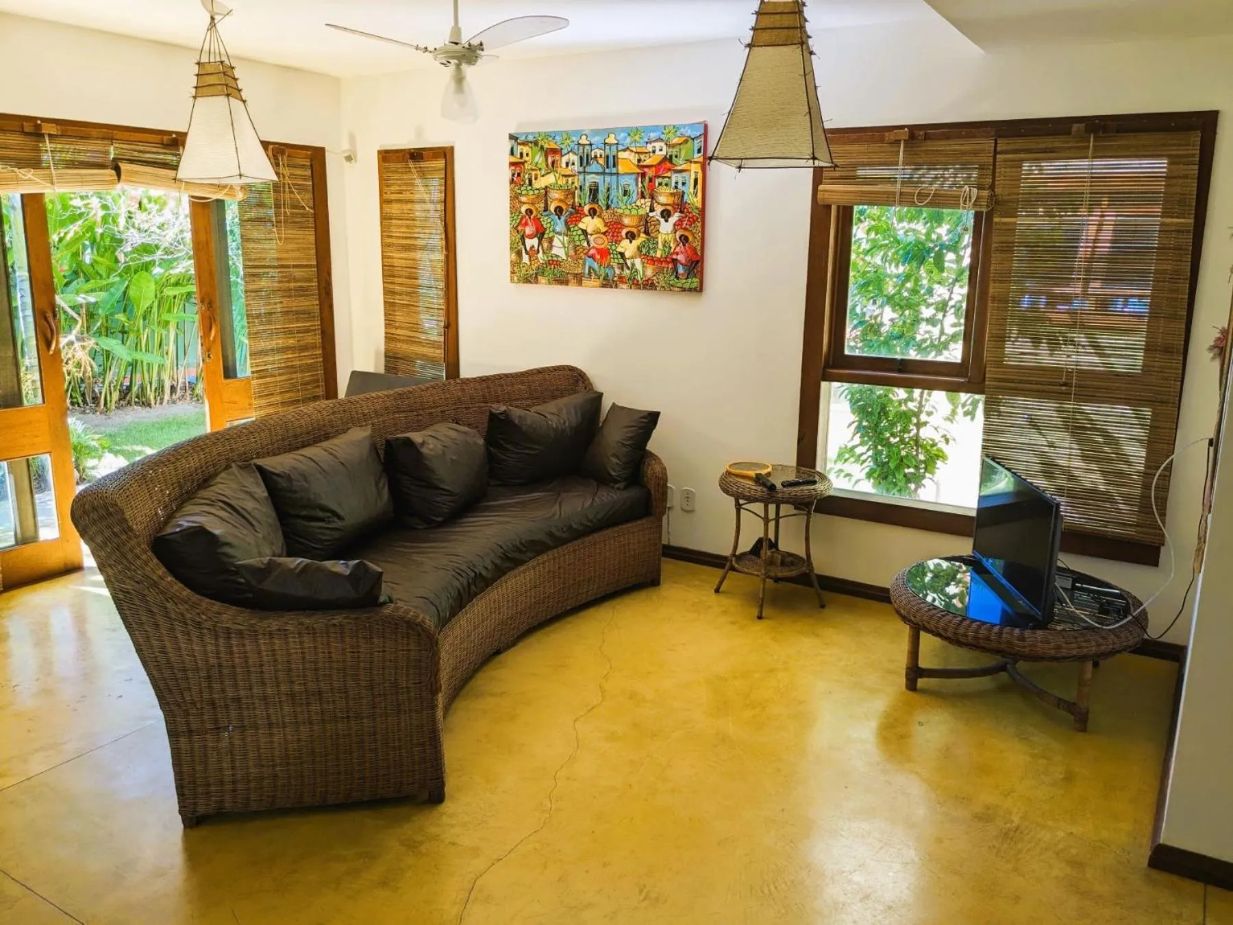 Communal lounge/ TV room in Residence Maria Vittoria Praia Arraial