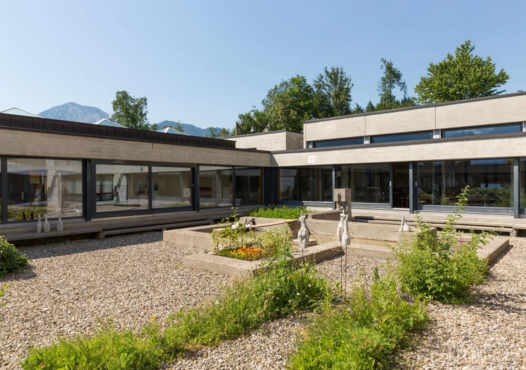 Patio in B&B Hotel Mattli Übernachtung Frühstück