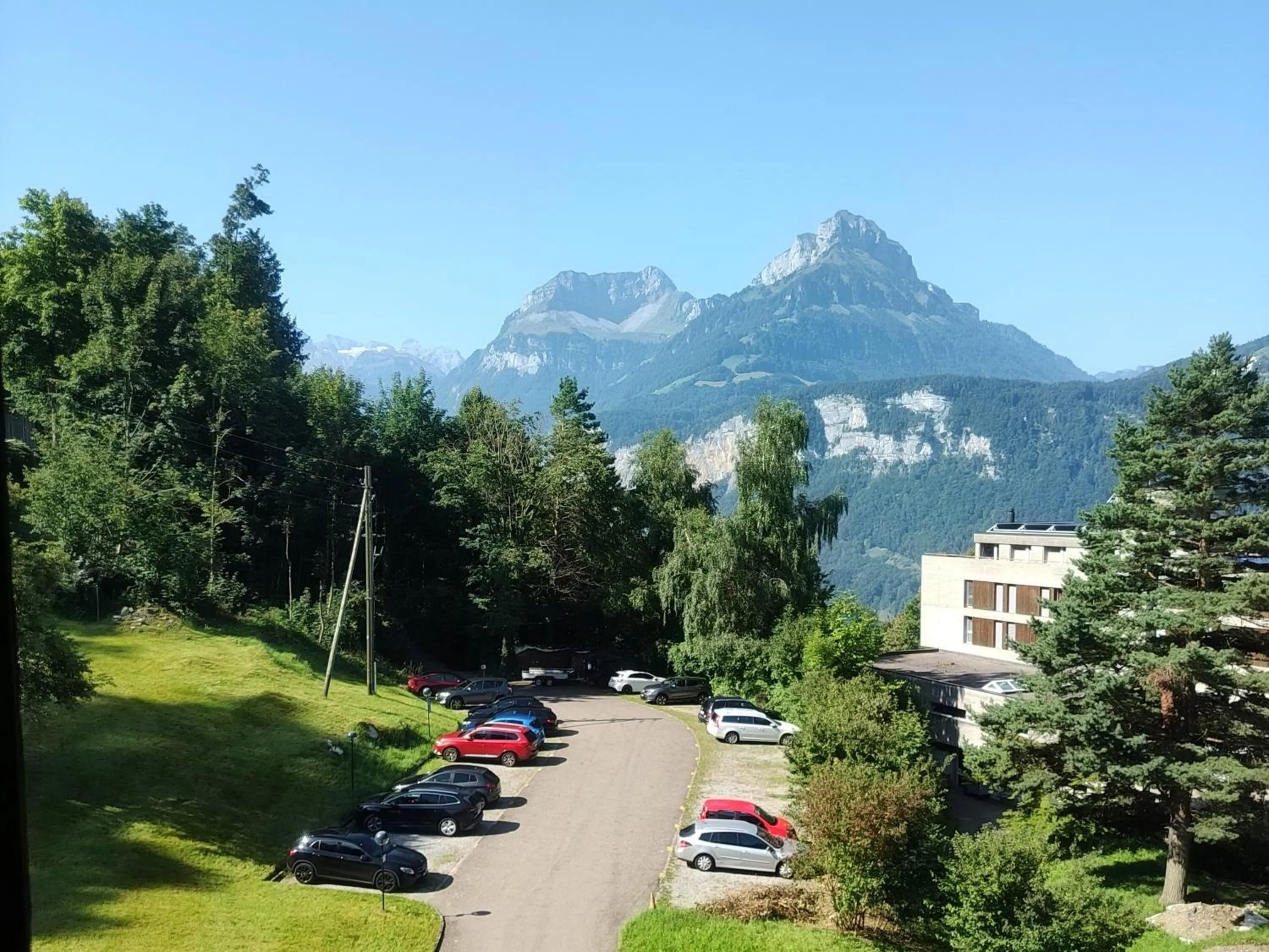 View (from property/room) in B&B Hotel Mattli Übernachtung Frühstück