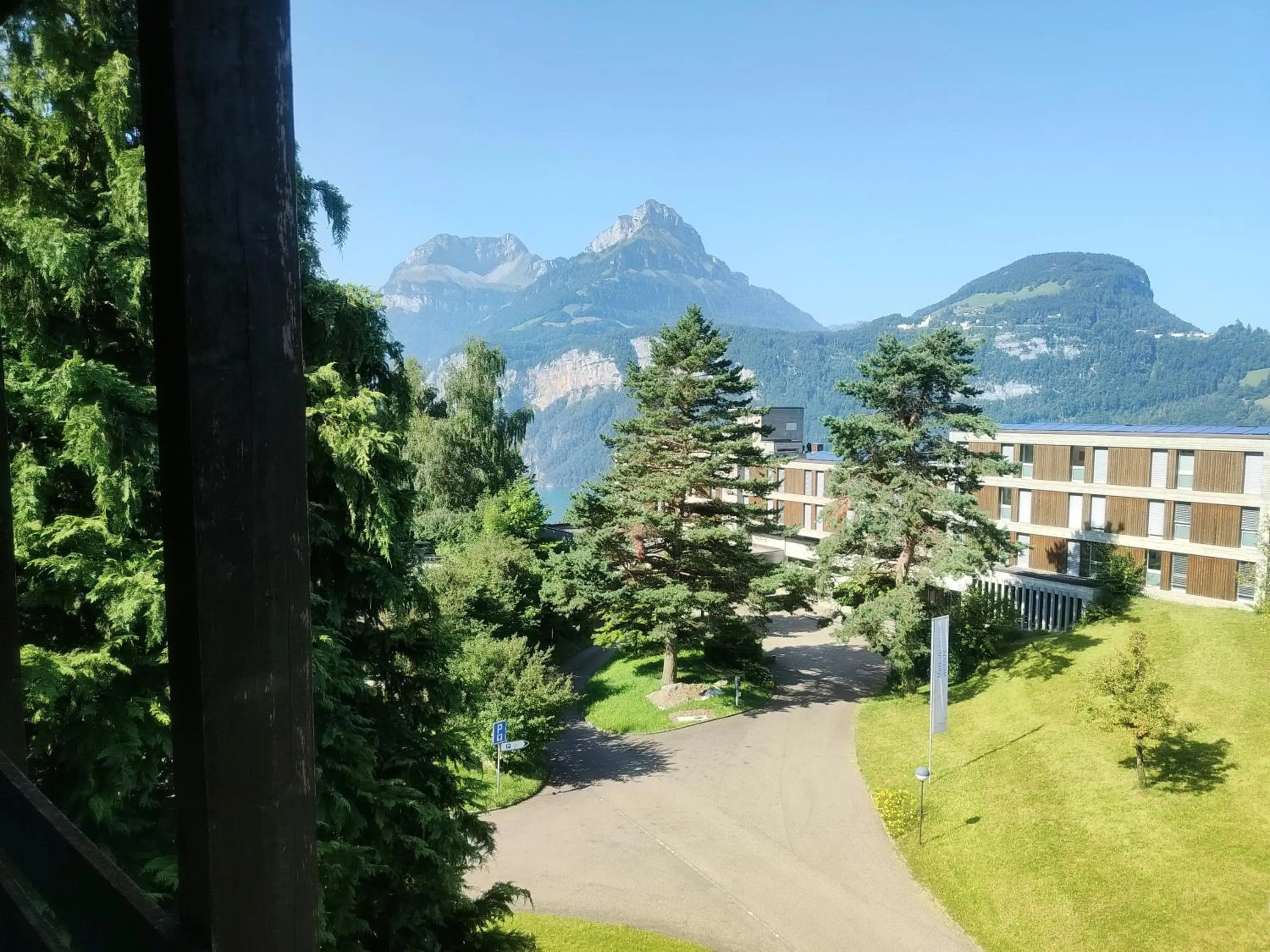 View (from property/room) in B&B Hotel Mattli Übernachtung Frühstück