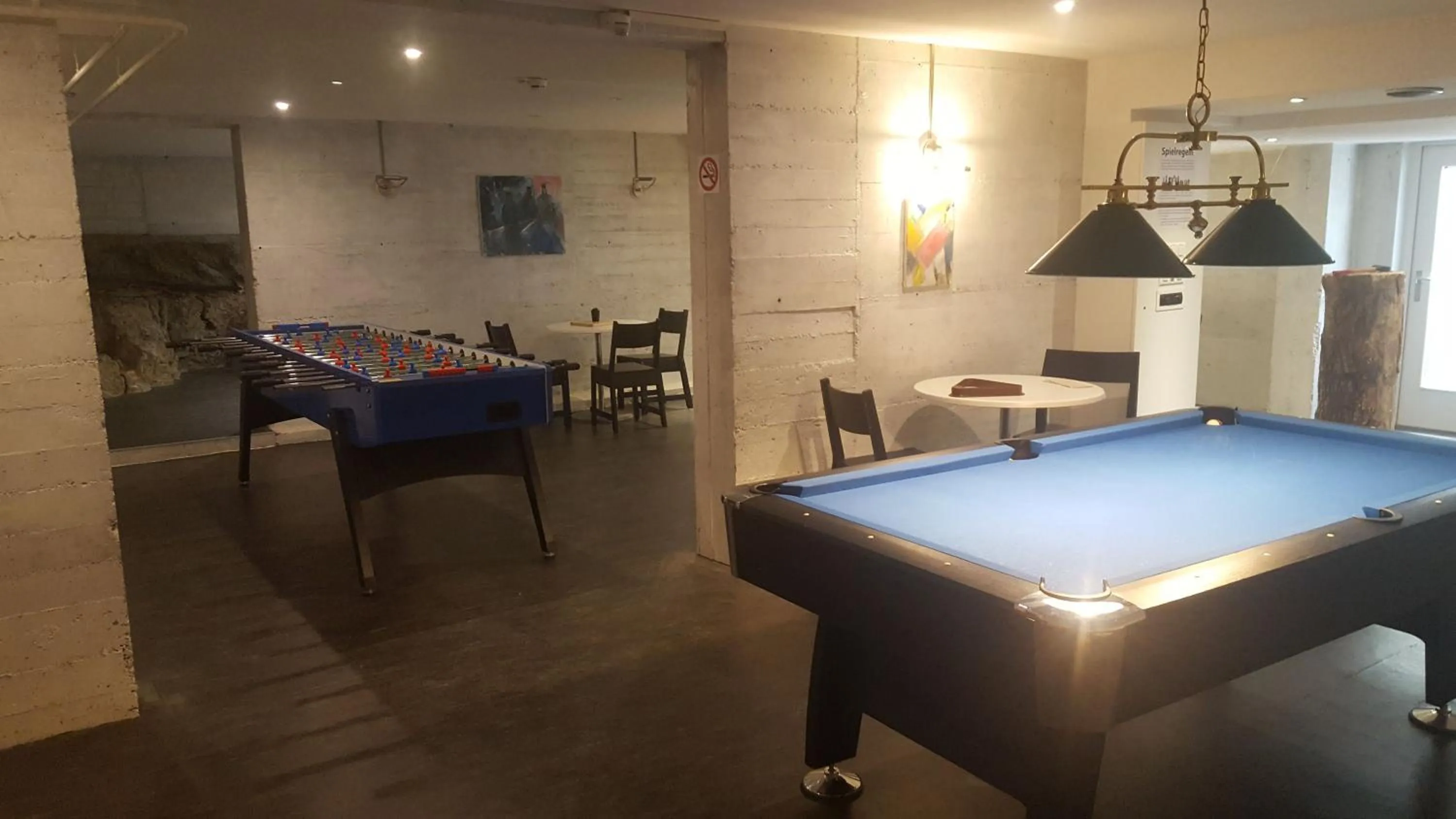 Game Room in B&B Hotel Mattli Übernachtung Frühstück