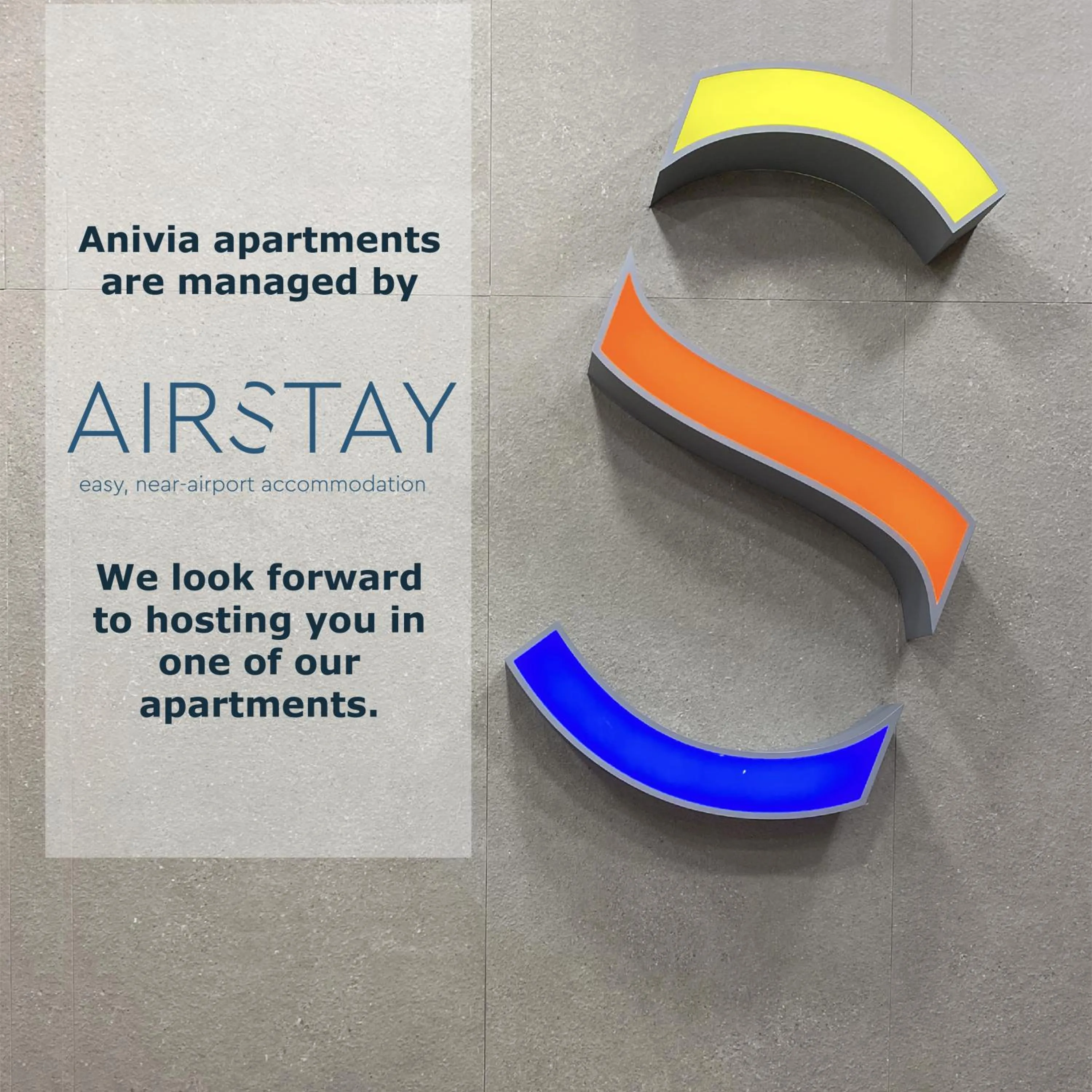 Property logo or sign in Anivia Apartments Airport by Airstay