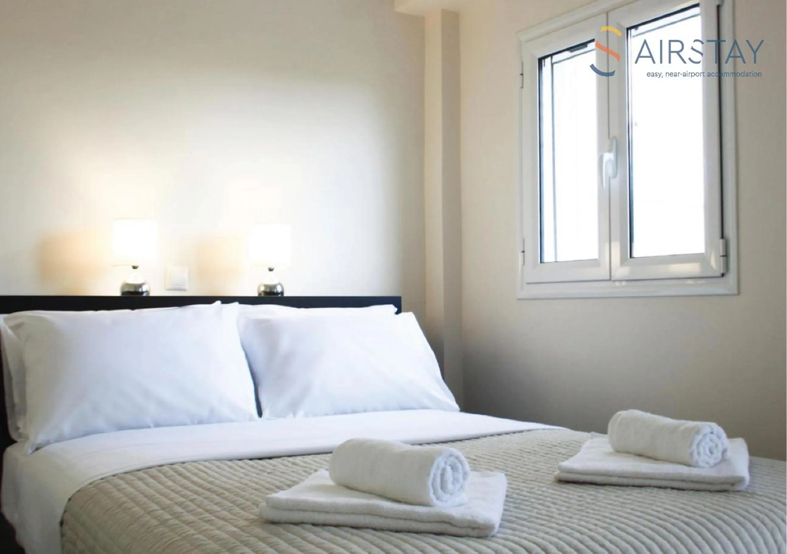 Bedroom, Bed in Anivia Apartments Airport by Airstay