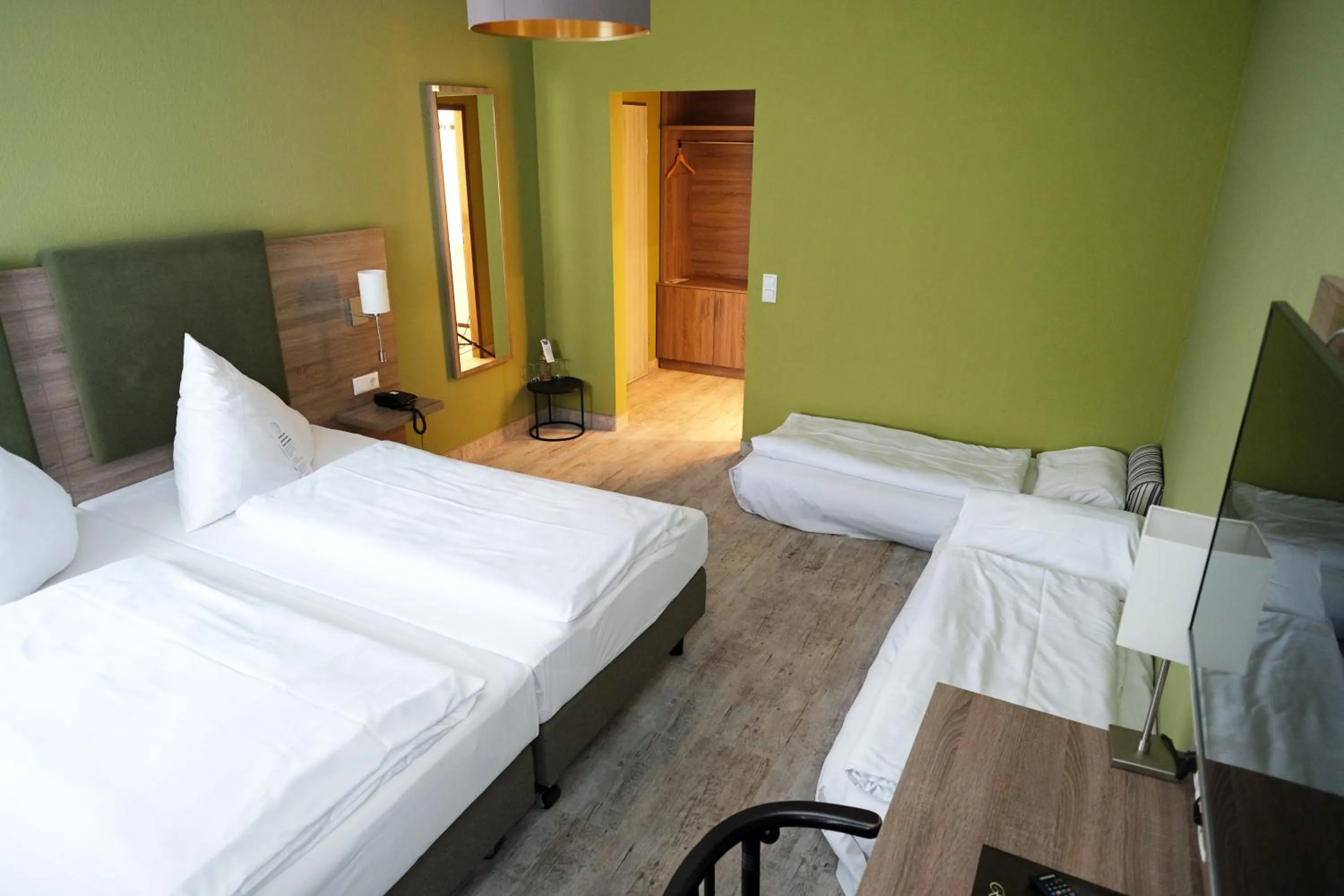 Photo of the whole room, Bed in Hotel Römerstadt