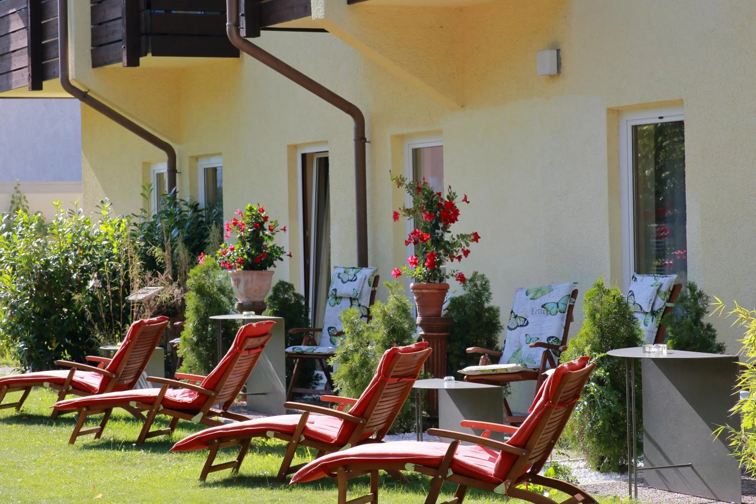 Garden in Hotel Römerstadt