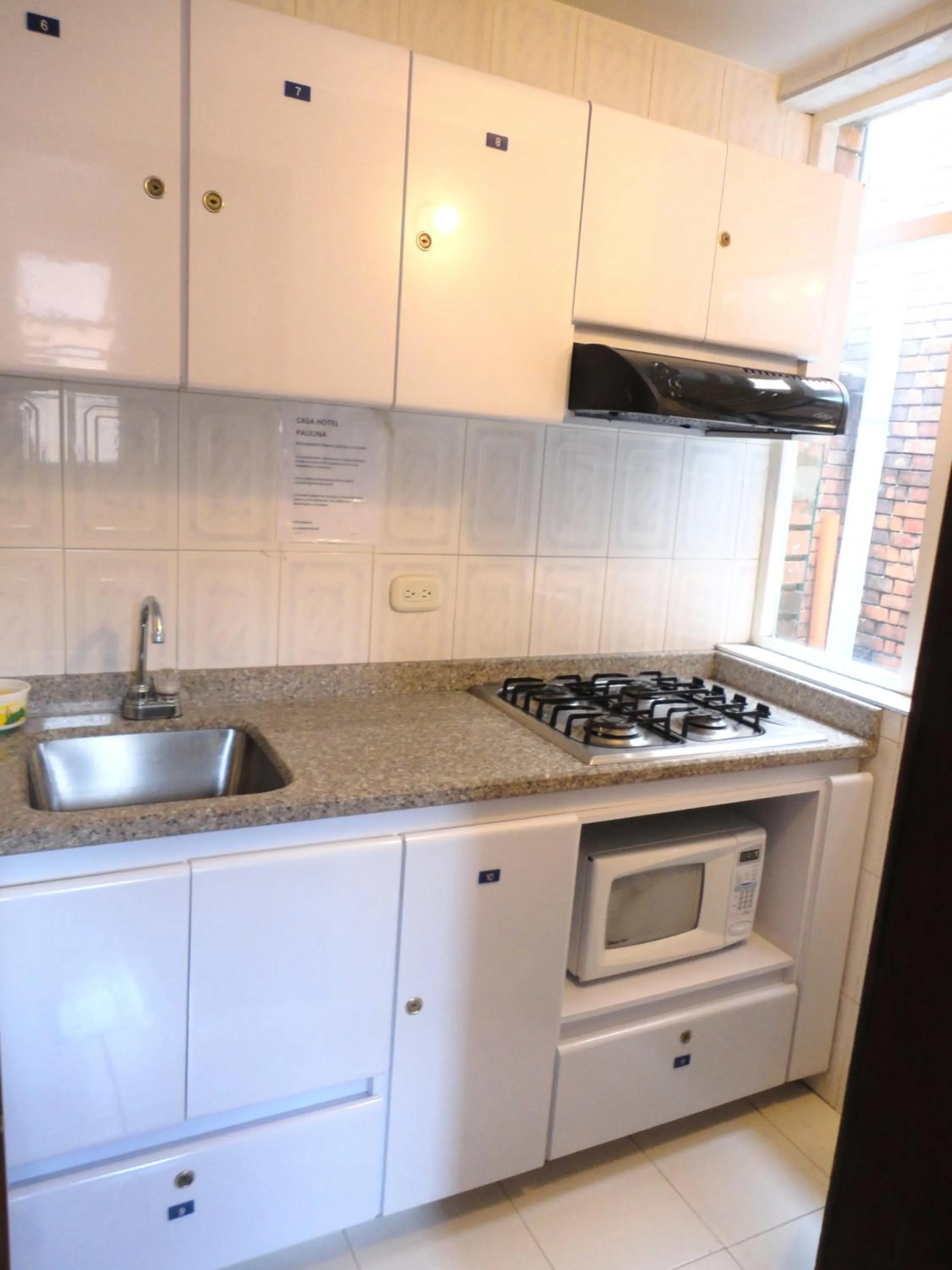 Kitchen or kitchenette in Hotel Casa Paulina