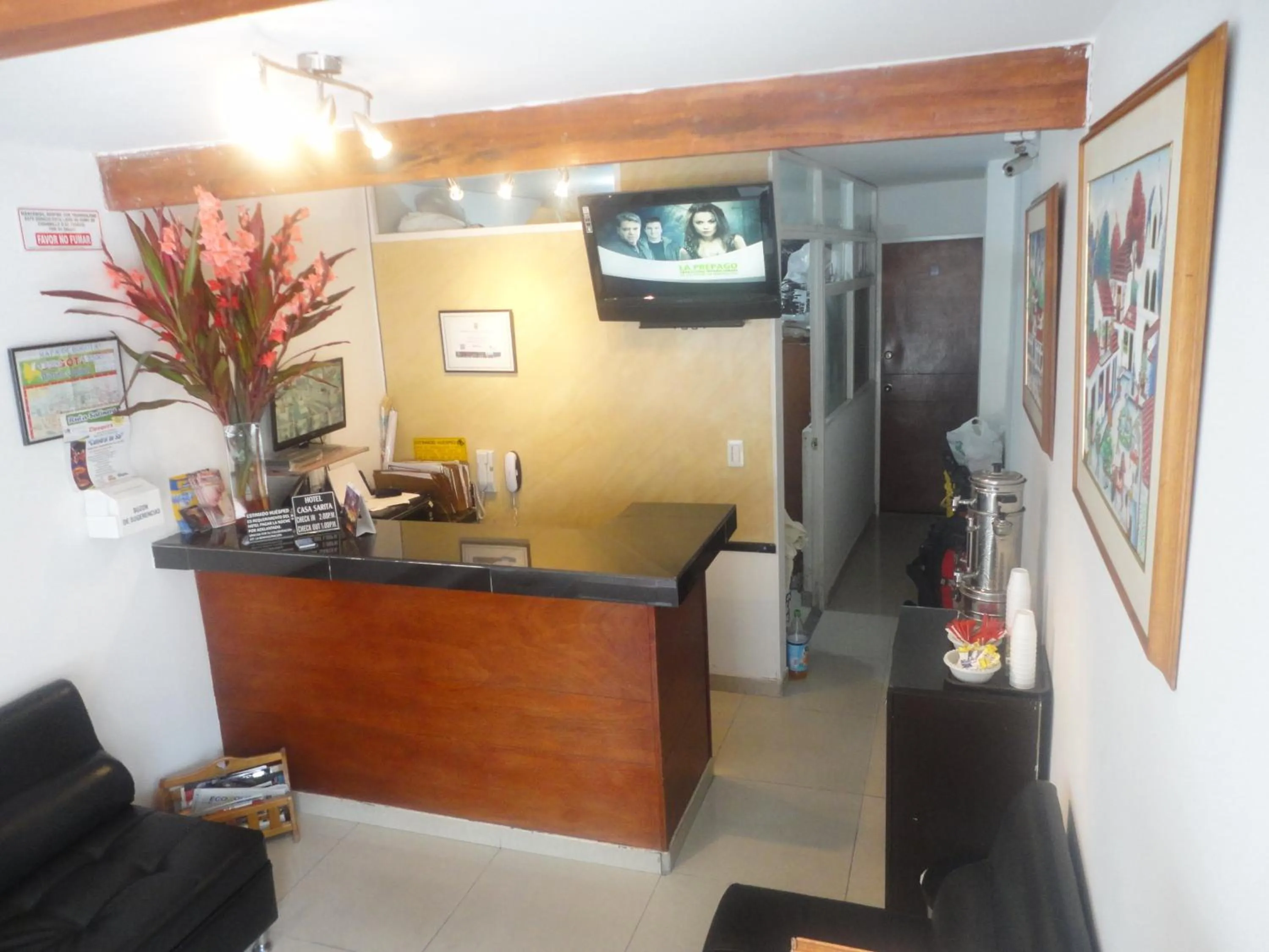 Lobby or reception in Hotel Casa Sarita