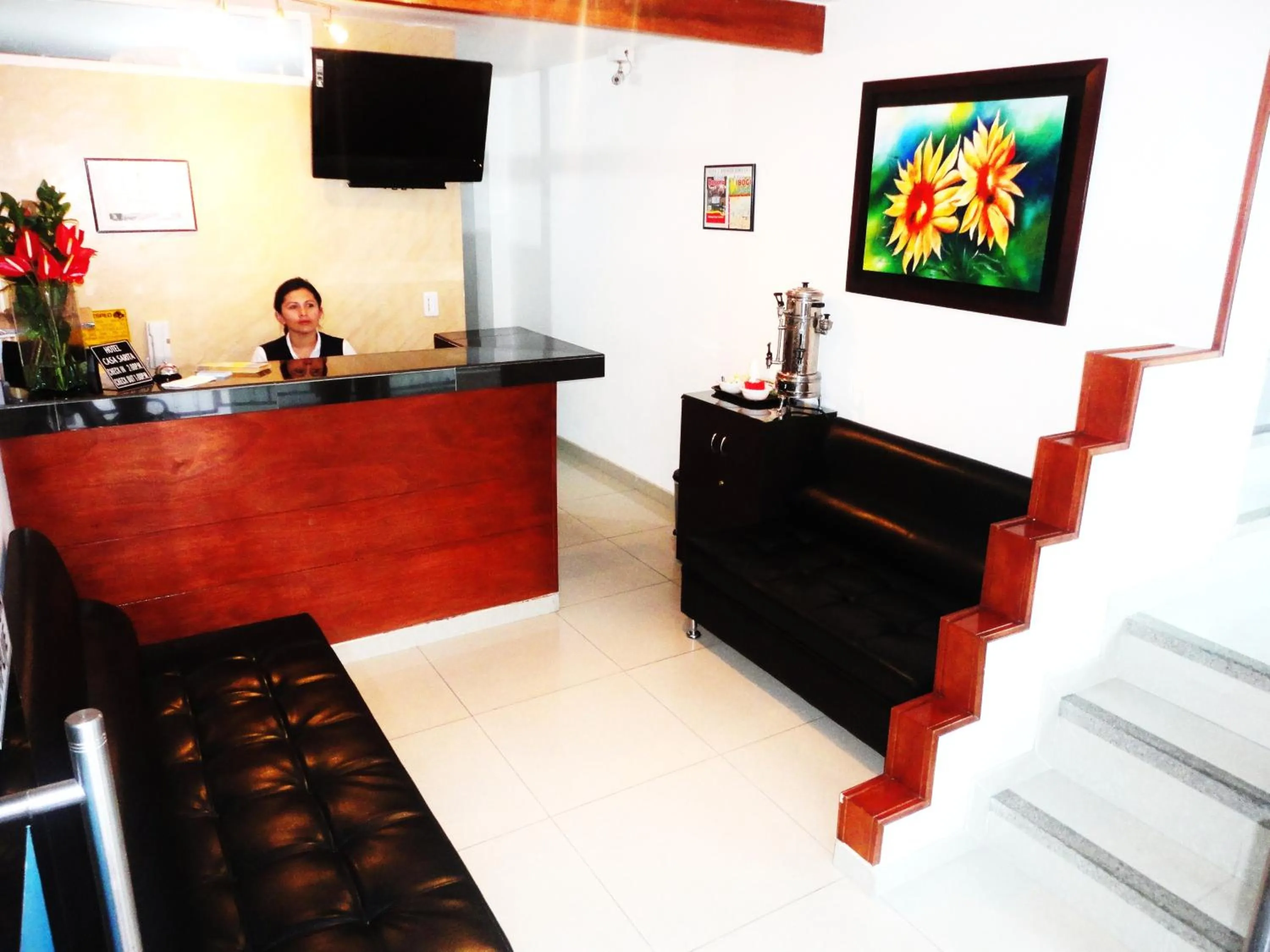 Lobby or reception in Hotel Casa Sarita