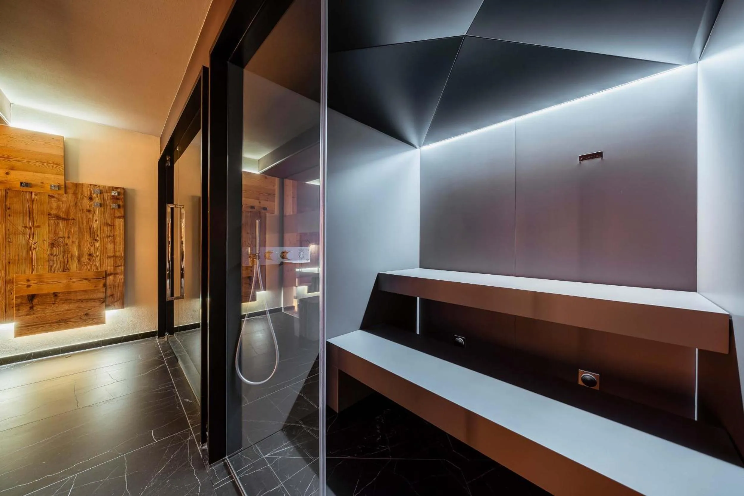 Spa and wellness centre/facilities in Hotel Cristallino d'Ampezzo