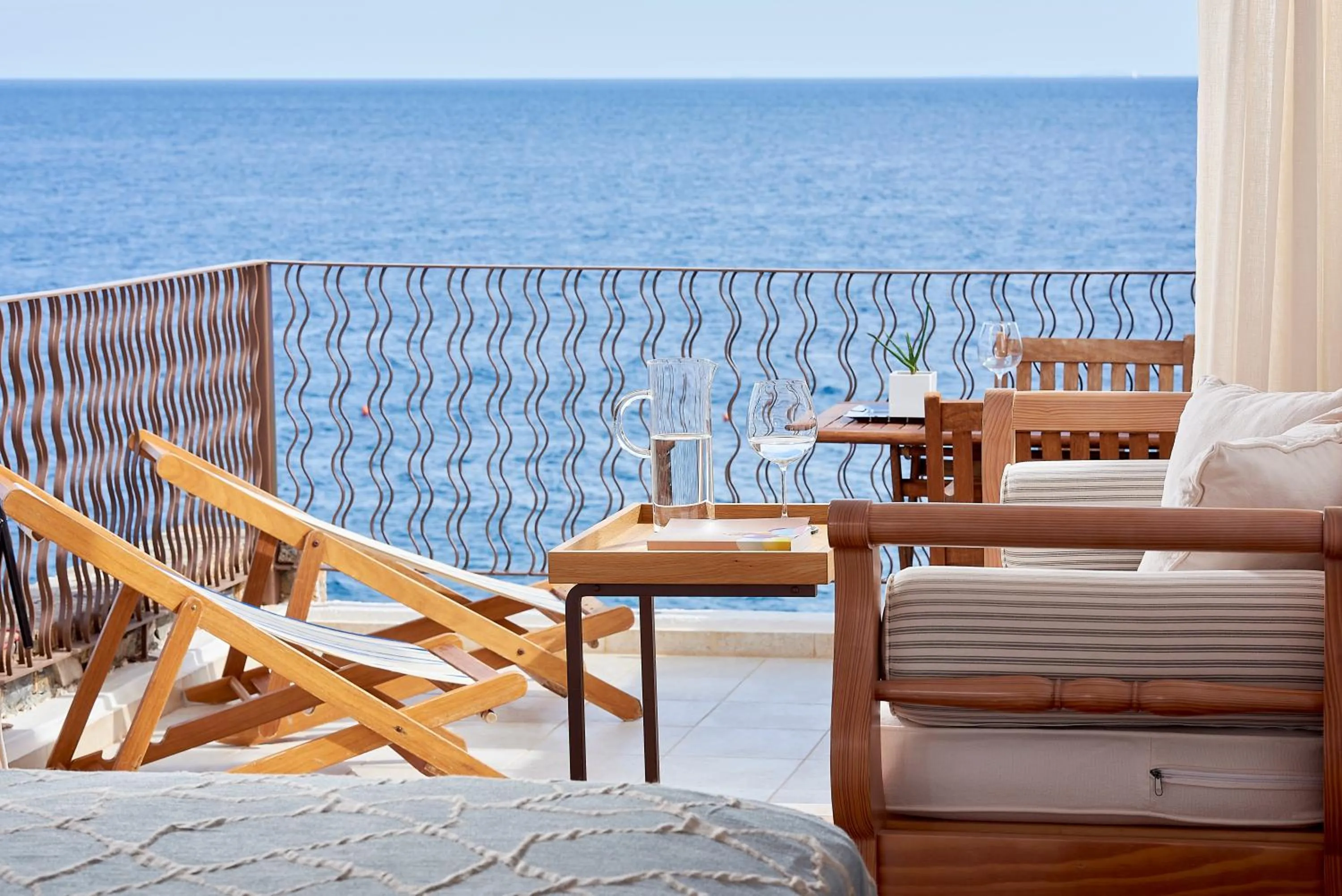 Balcony/Terrace in St. Nicolas Bay Resort Hotel & Villas