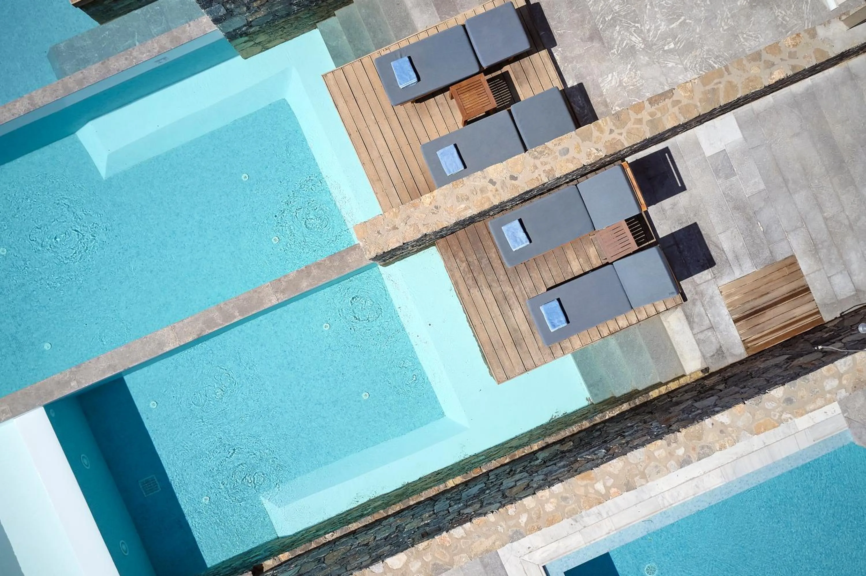 Pool view in St. Nicolas Bay Resort Hotel & Villas