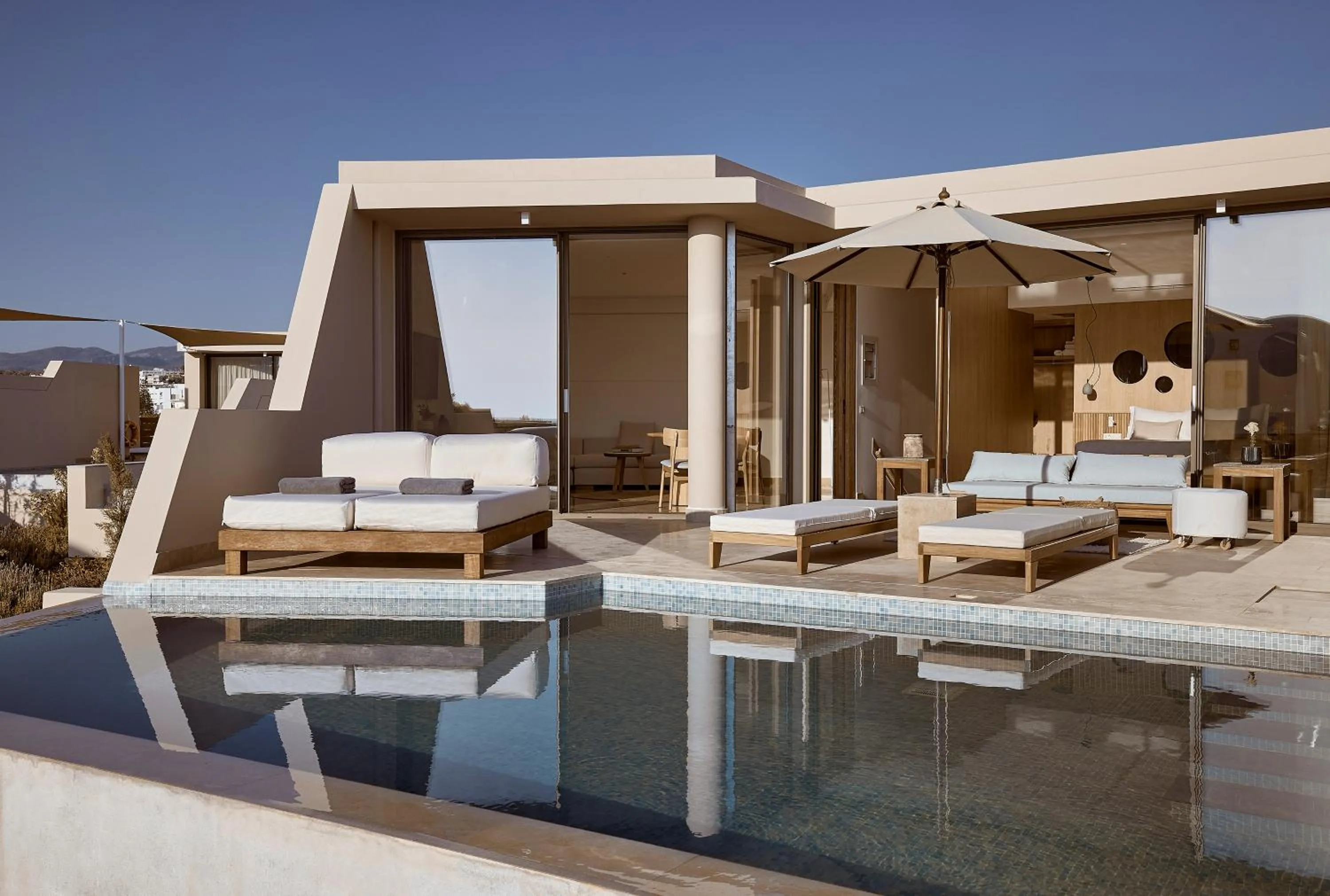 Pool view in St. Nicolas Bay Resort Hotel & Villas